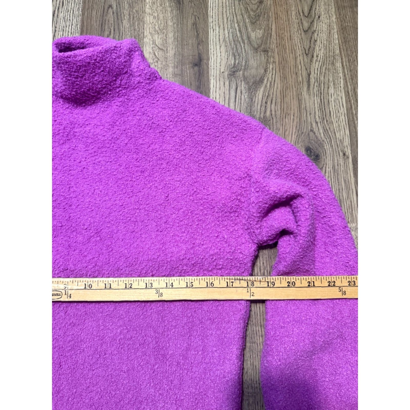 Vintage VINTAGE Marled Sweater Women’s Small Purple Pullover Turtleneck Long Sleeve Size S / US 4 / IT 40 - 6 Thumbnail