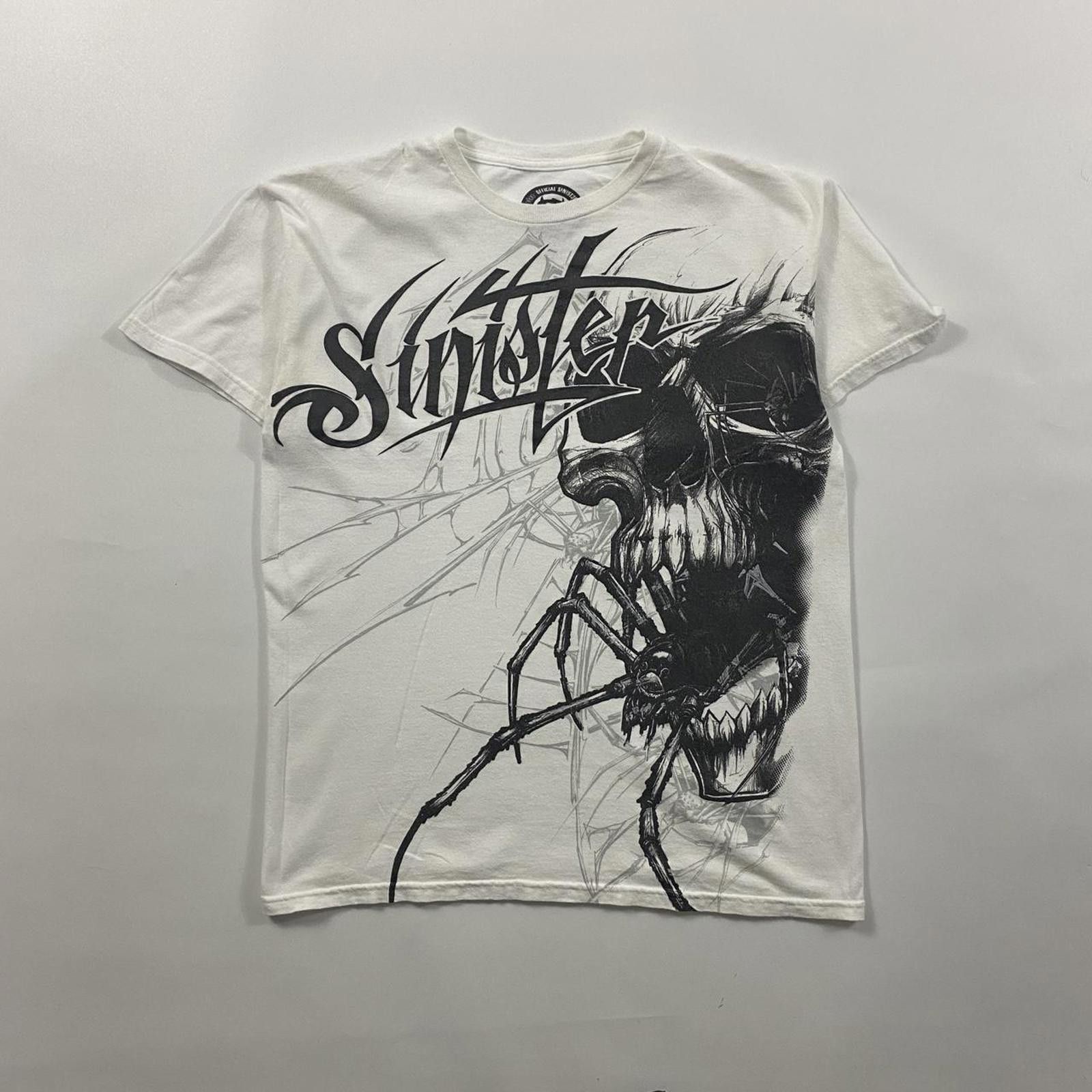 Vintage Y2K Sinister Skull Spider Tee Size US L / EU 52-54 / 3 - 1 Thumbnail