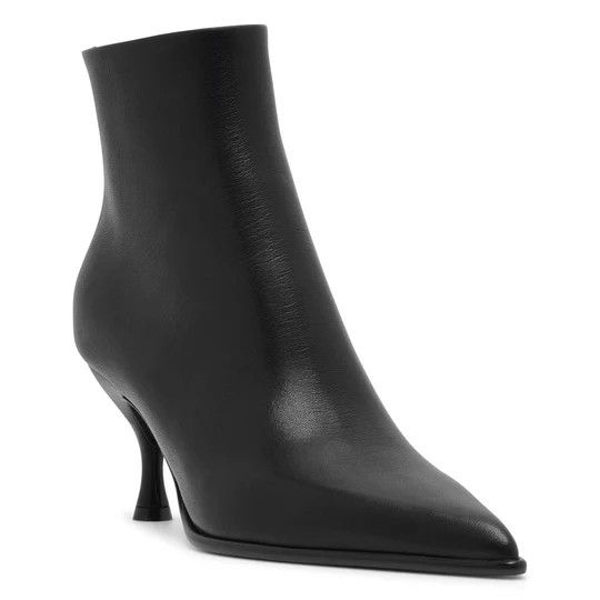 Salvatore Ferragamo o1s1rm0924 Joelle 70 Leather Boots in Black Size US 8 / IT 38 - 3 Thumbnail