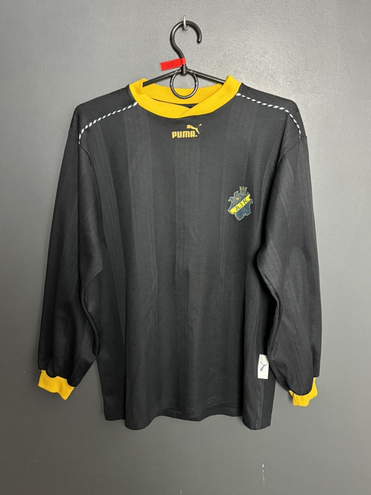 Puma AIK Stockholm 90s Football Soccer Long Sleeve Jersey Size US S / EU 44-46 / 1 - 1 Thumbnail