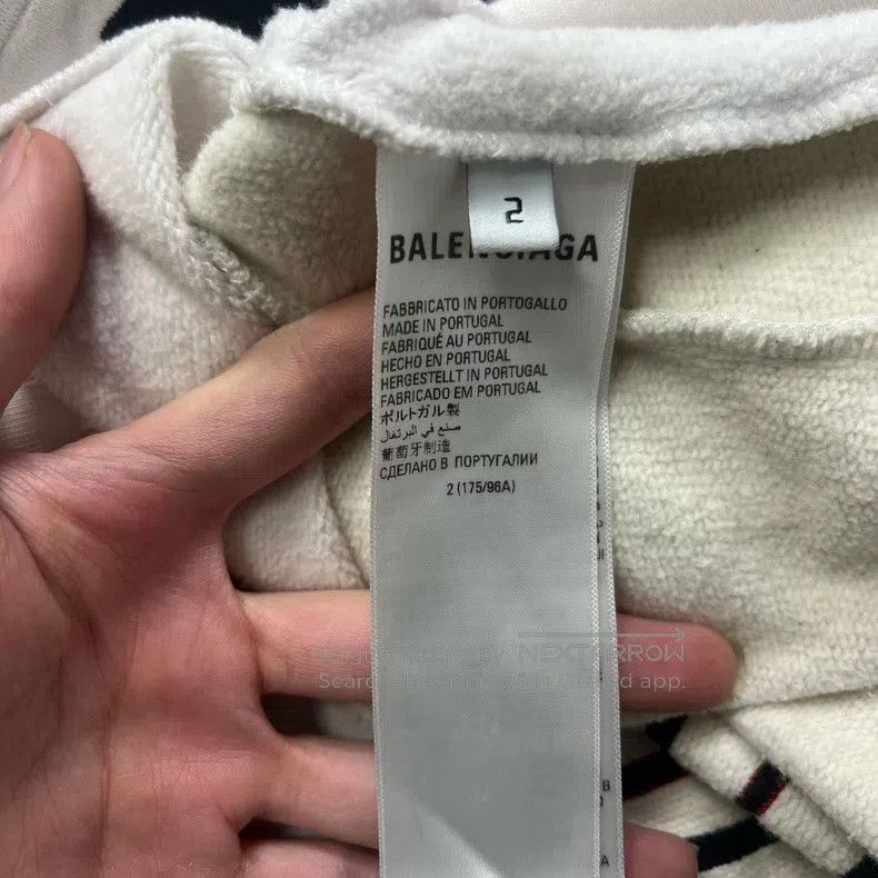 Balenciaga Balenciaga Inverted Hooded Sweatshirt Size US M / EU 48-50 / 2 - 4 Thumbnail