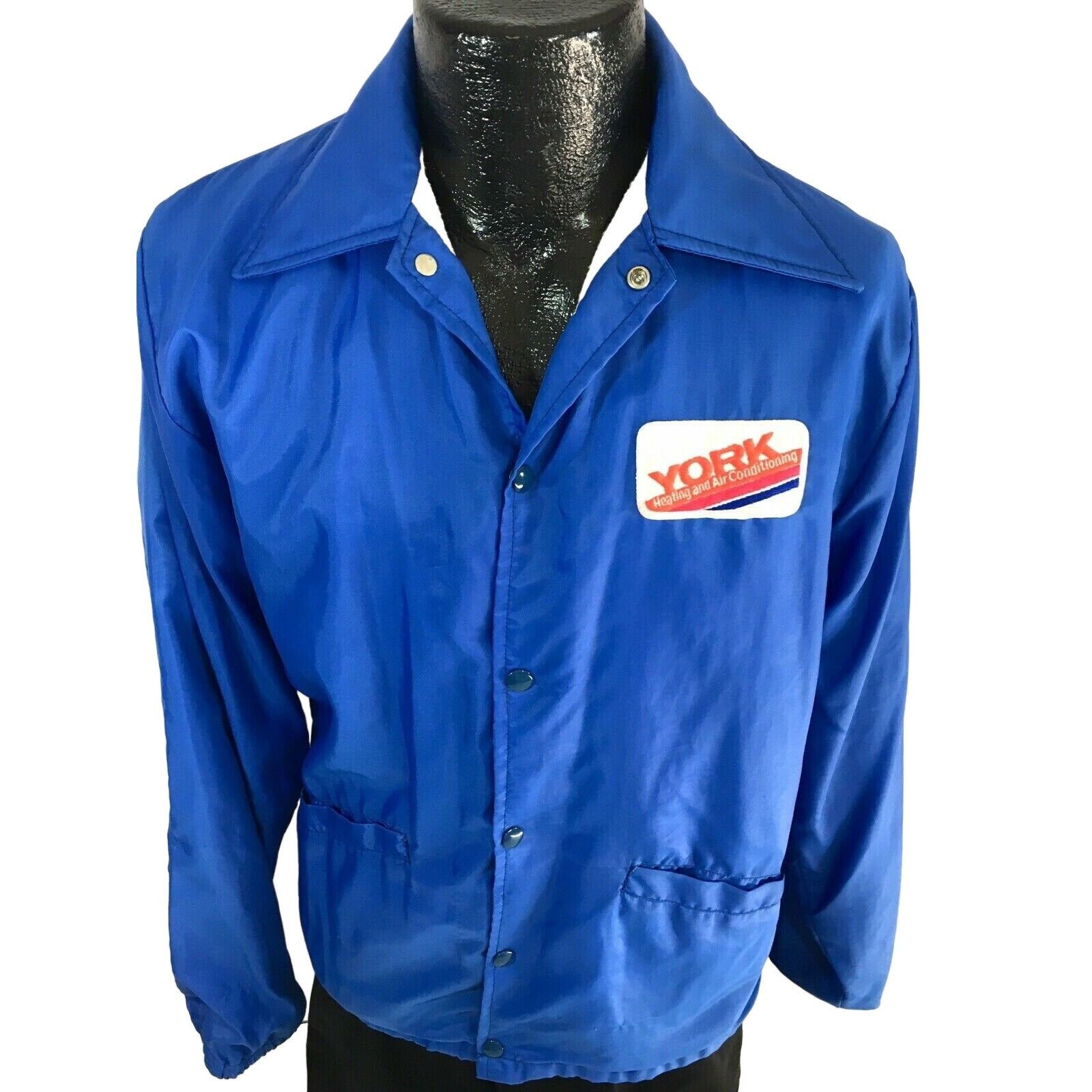 Holloway Vtg Holloway Nylon YORK Heating AC Air Conditioning Jacket Size US S / EU 44-46 / 1 - 1 Thumbnail