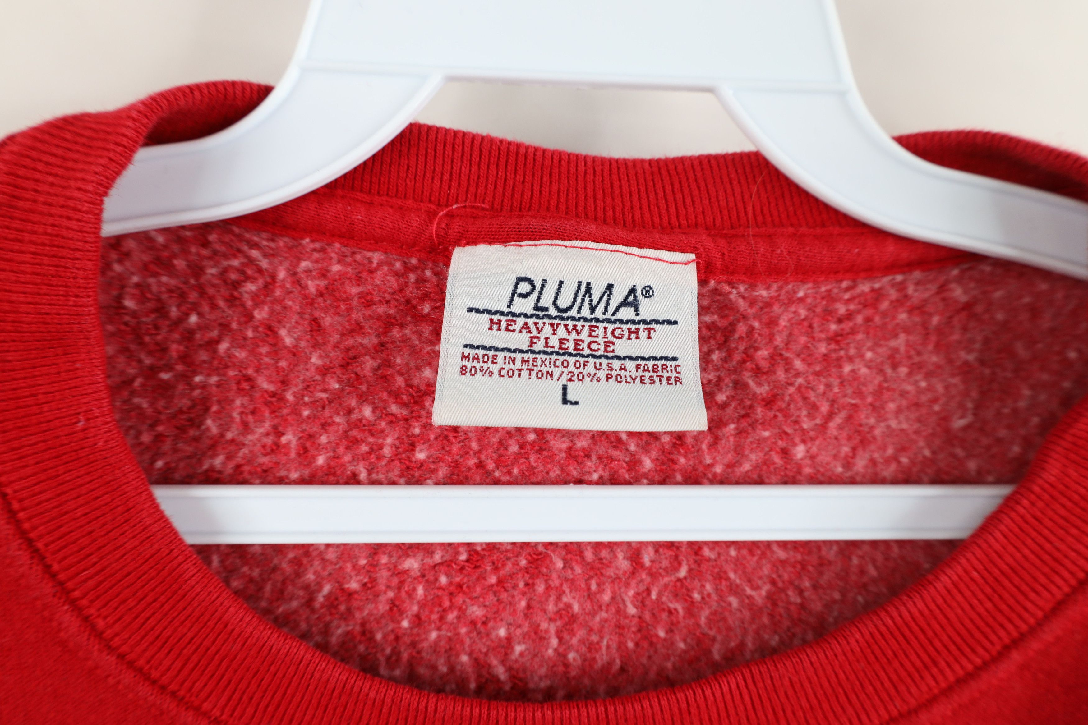 Vintage Vintage 90s Streetwear Blank Heavyweight Crewneck Sweatshirt Size US L / EU 52-54 / 3 - 4 Thumbnail
