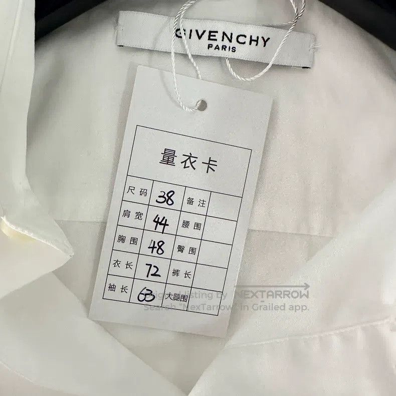 Givenchy Givenchy Star embroidery long-sleeve white shirt Size XS / US 0-2 / IT 36-38 - 4 Thumbnail