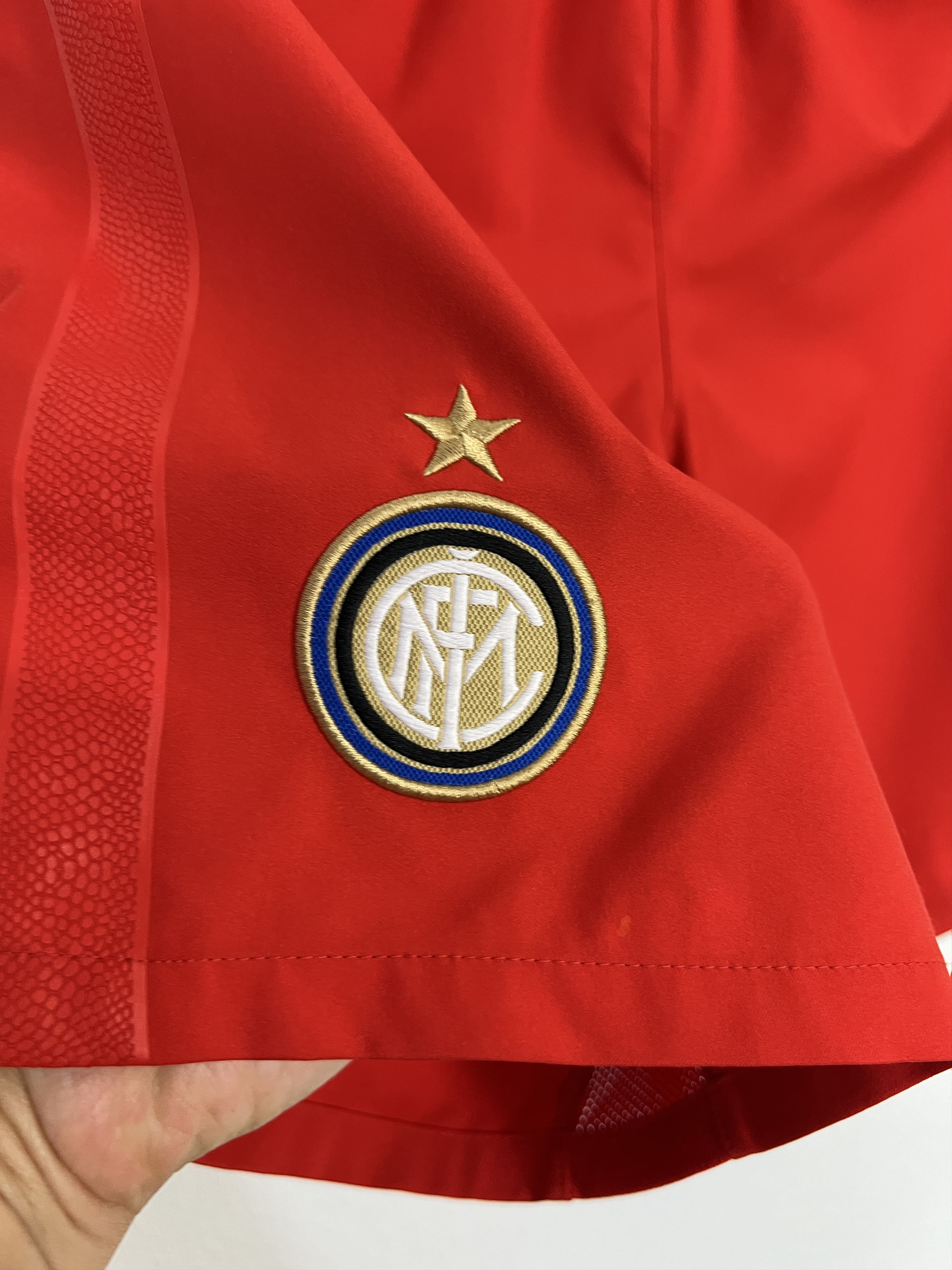 Nike Nike Inter Milan Football Shorts Soccer Red Mens Athletic M Size US 32 / EU 48 - 4 Thumbnail