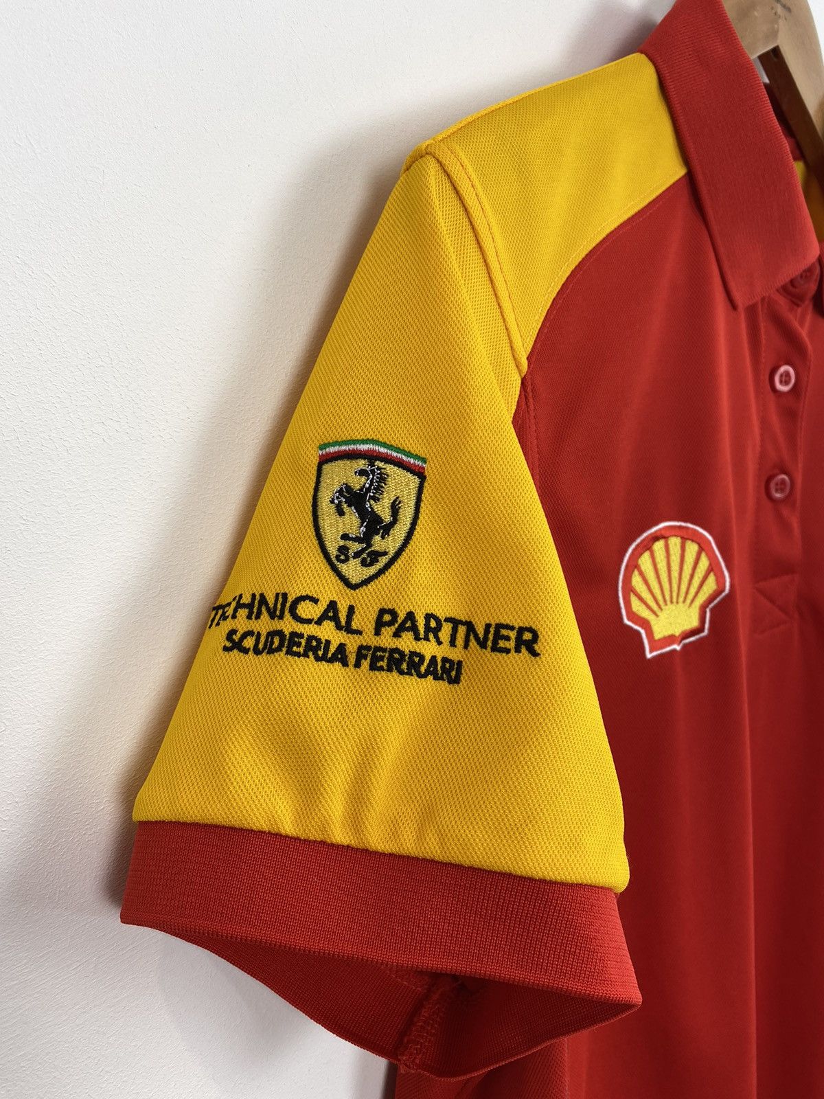 Designer Shell Petroleum Gas Polo Shirt Ferrari Scuderia Partner Size US L / EU 52-54 / 3 - 3 Thumbnail