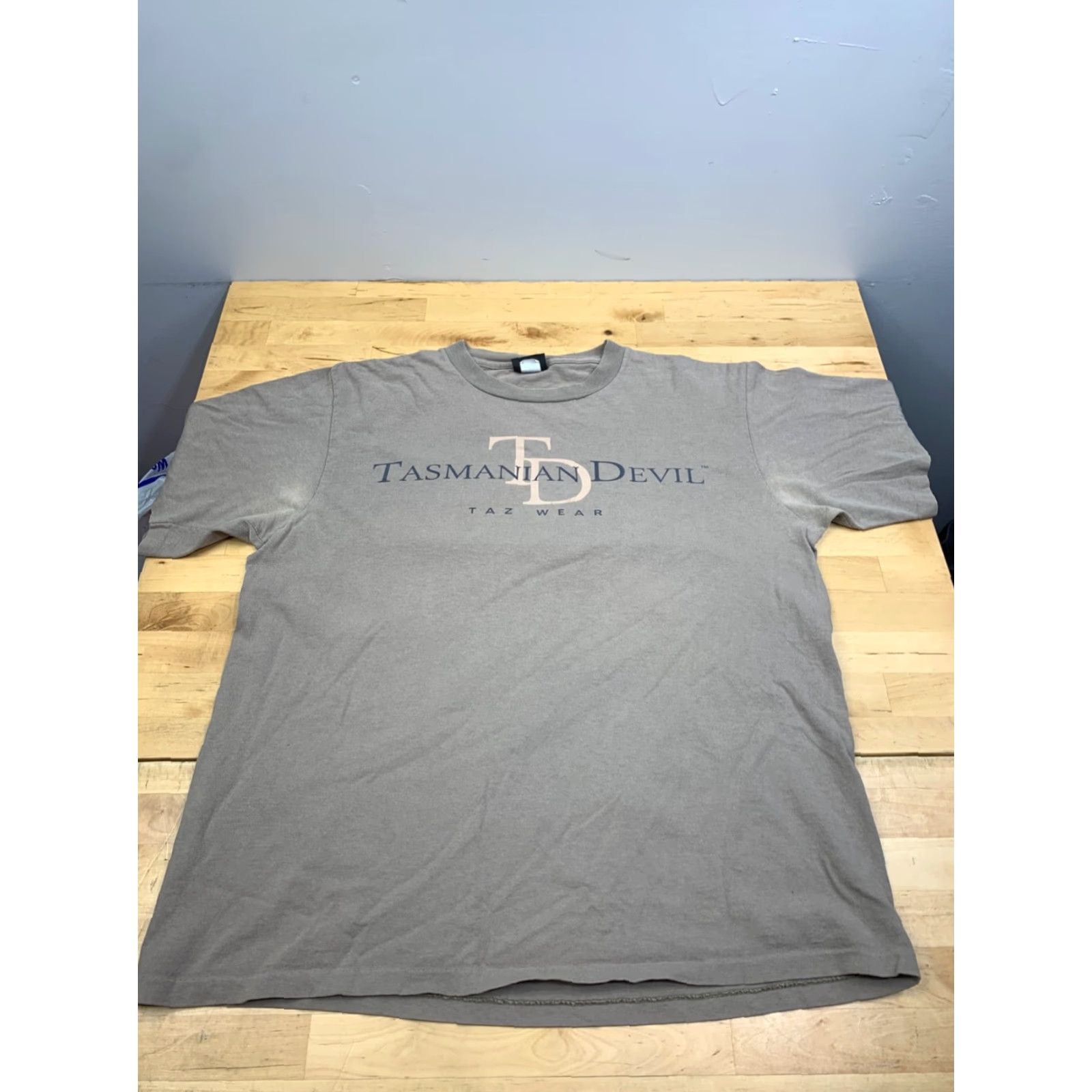 Changes VINTAGE 1994 Taz Tasmania Devil Shirt Mens XL Light Brown 90s Looney Tunes T-Shirt Cartoon 11910 Size US XL / EU 56 / 4 - 4 Thumbnail
