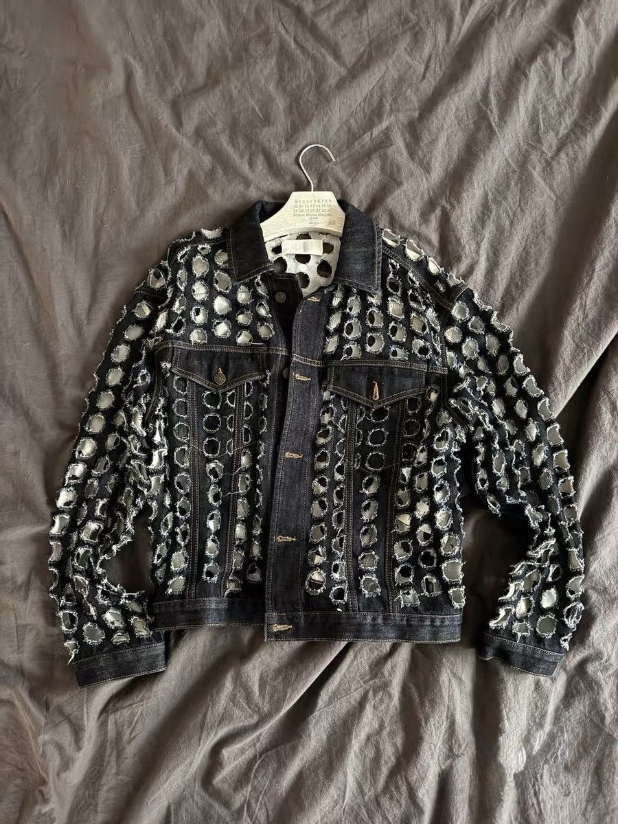 Maison Margiela SS18 Galliano Era “Hole Punch” Denim Jacket