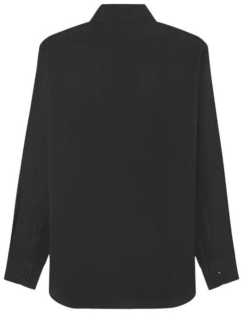 Saint Laurent Paris oc11z0126 646850 Yves Collar Shirt in Matte Shiny Shagreen Size US L / EU 52-54 / 3 - 2 Thumbnail