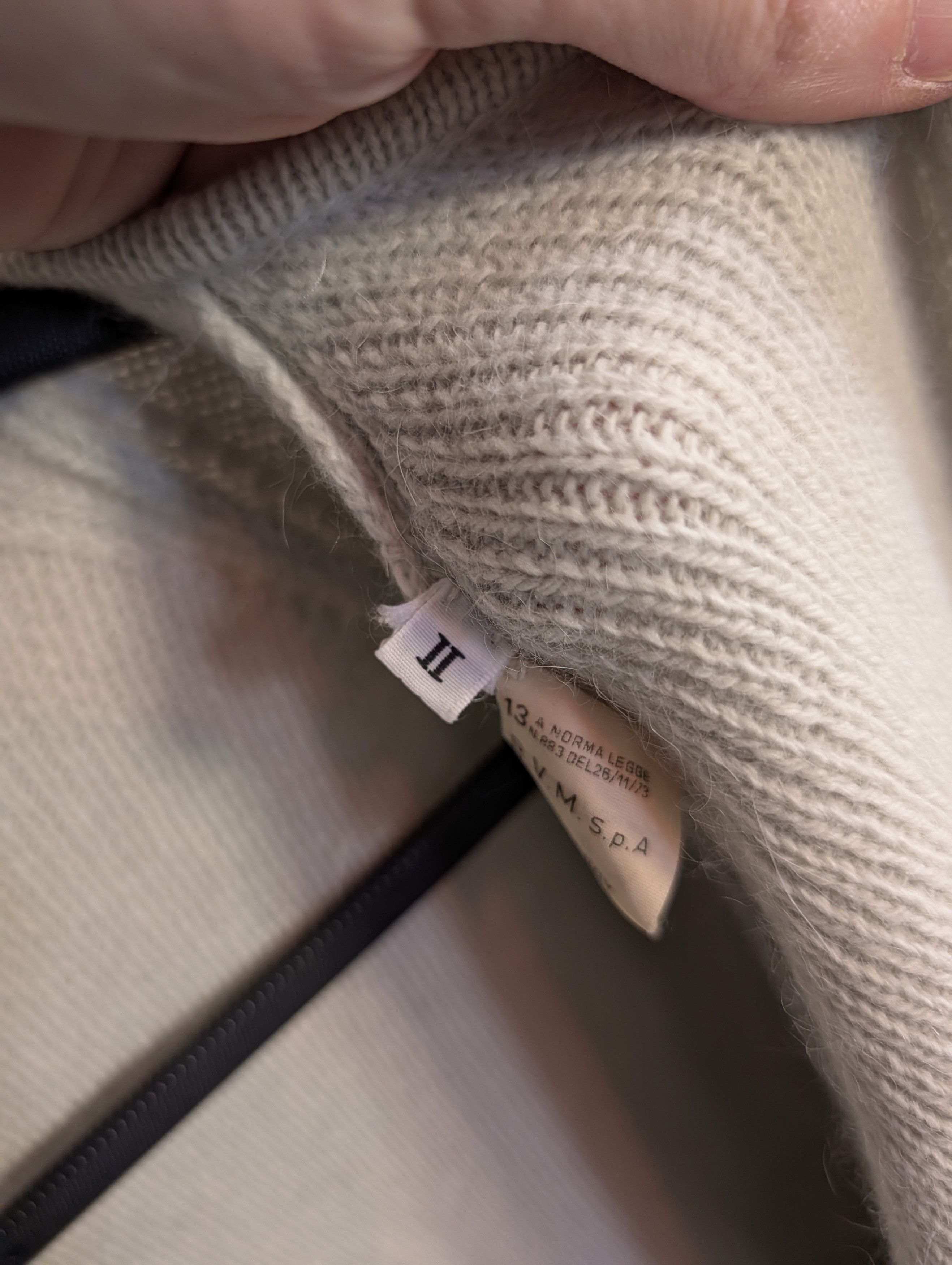 Les Copains VTG angora wool knit lt. Green cardigan sweater 2/M Size M / US 6-8 / IT 42-44 - 11 Thumbnail