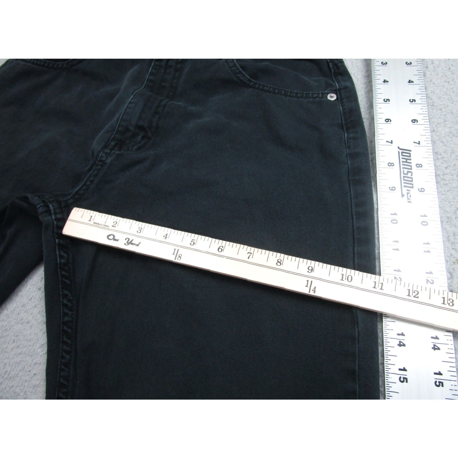 Vintage Calvin Klein Jeans Mens 30 Black Straight Leg Denim Pants Cotton Size US 30 / EU 46 - 5 Thumbnail