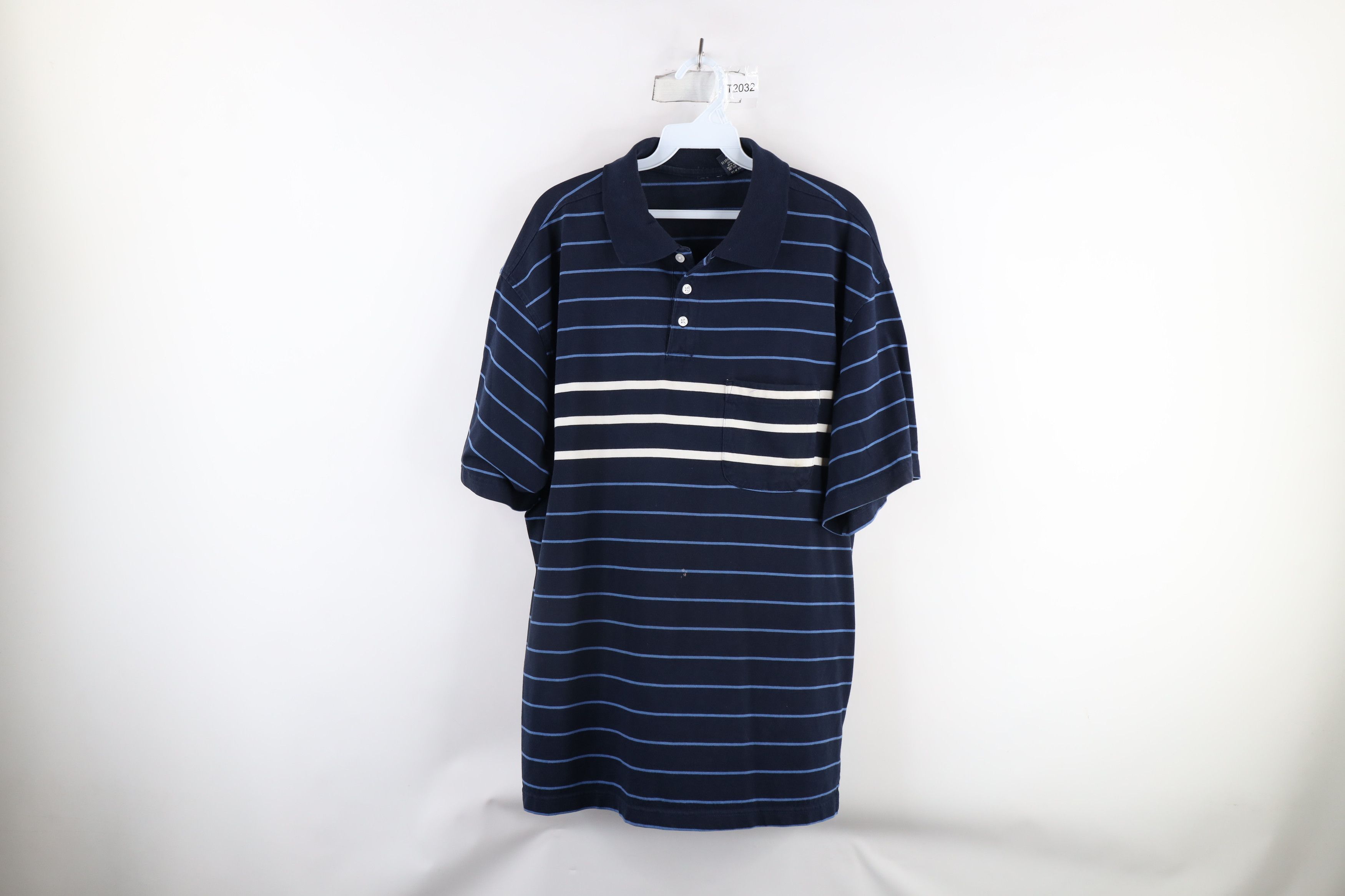Vintage Vintage 90s Streetwear Heavyweight Collared Polo Shirt Size US XL / EU 56 / 4 - 1 Thumbnail