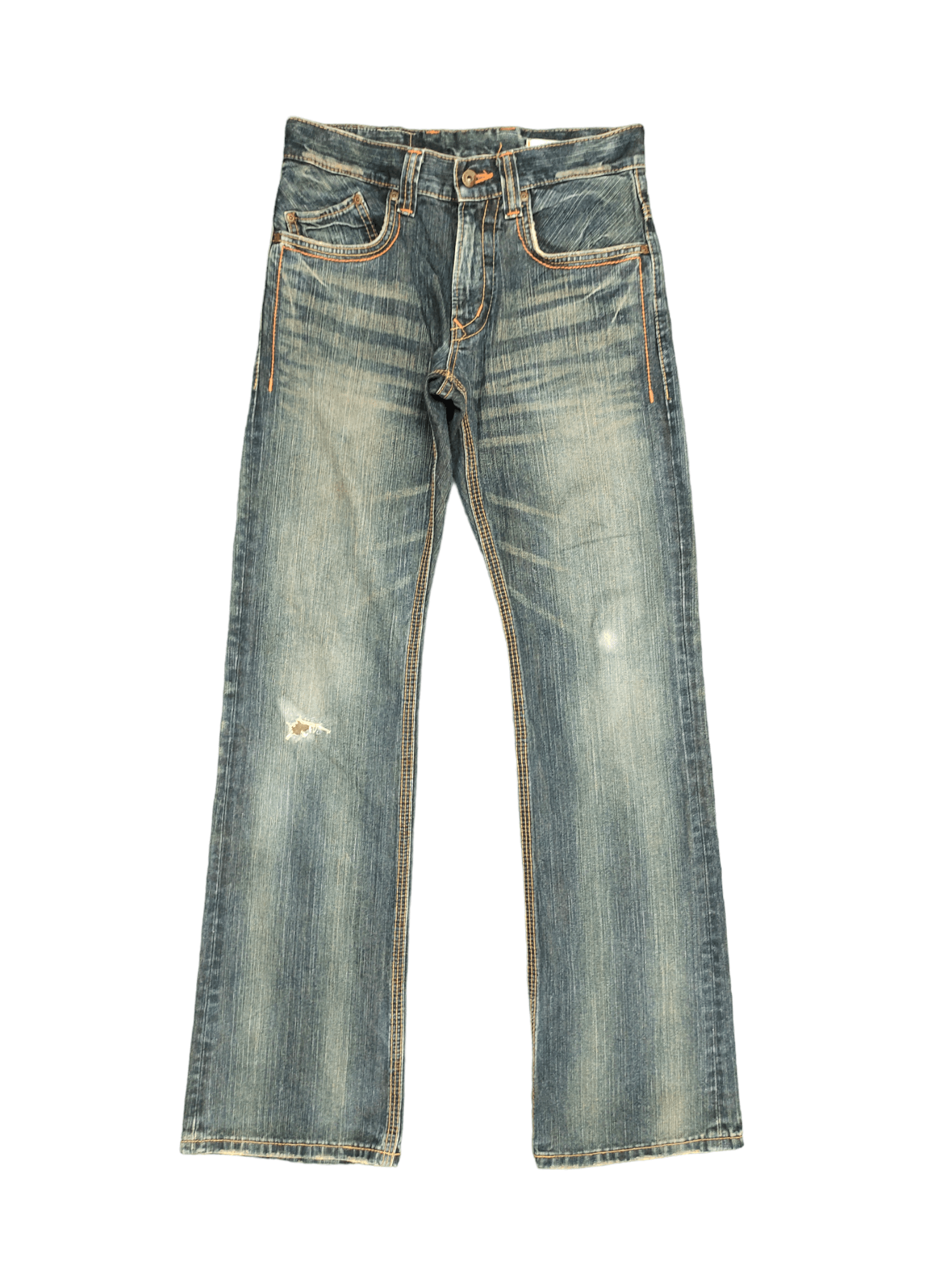 Hysteric Glamour × Undercover Flare Jeans Edwin Xv-s Distressed Denim Boot Cut Y2k Size US 29 - 1 Thumbnail