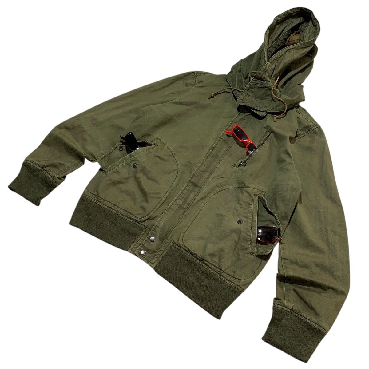 Beams Japan Beams Japan Hunt Jacket Bondage Bono Green Army Multipocket Size US L / EU 52-54 / 3 - 4 Thumbnail