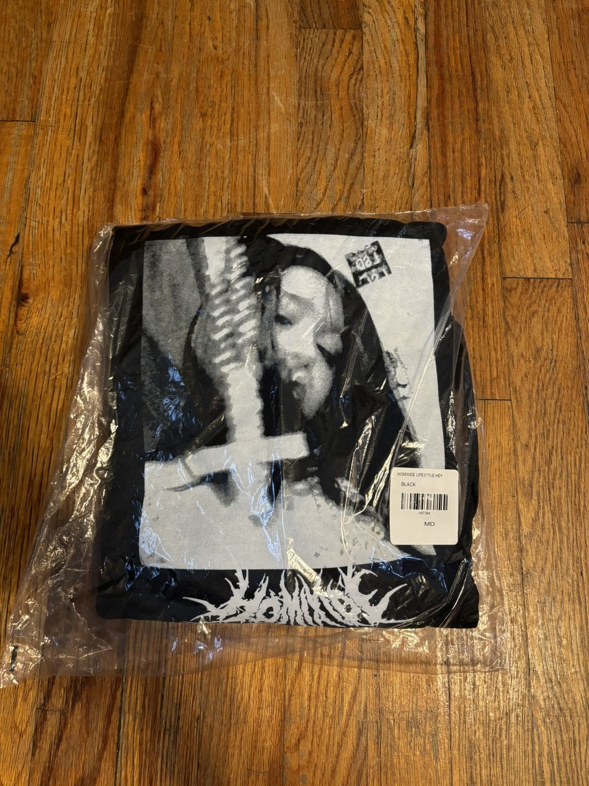 image of Destroy Lonely x Ken Carson Homixide Gang Homixide Lifestyle Hoodie in Black, Men's (Size Medium)