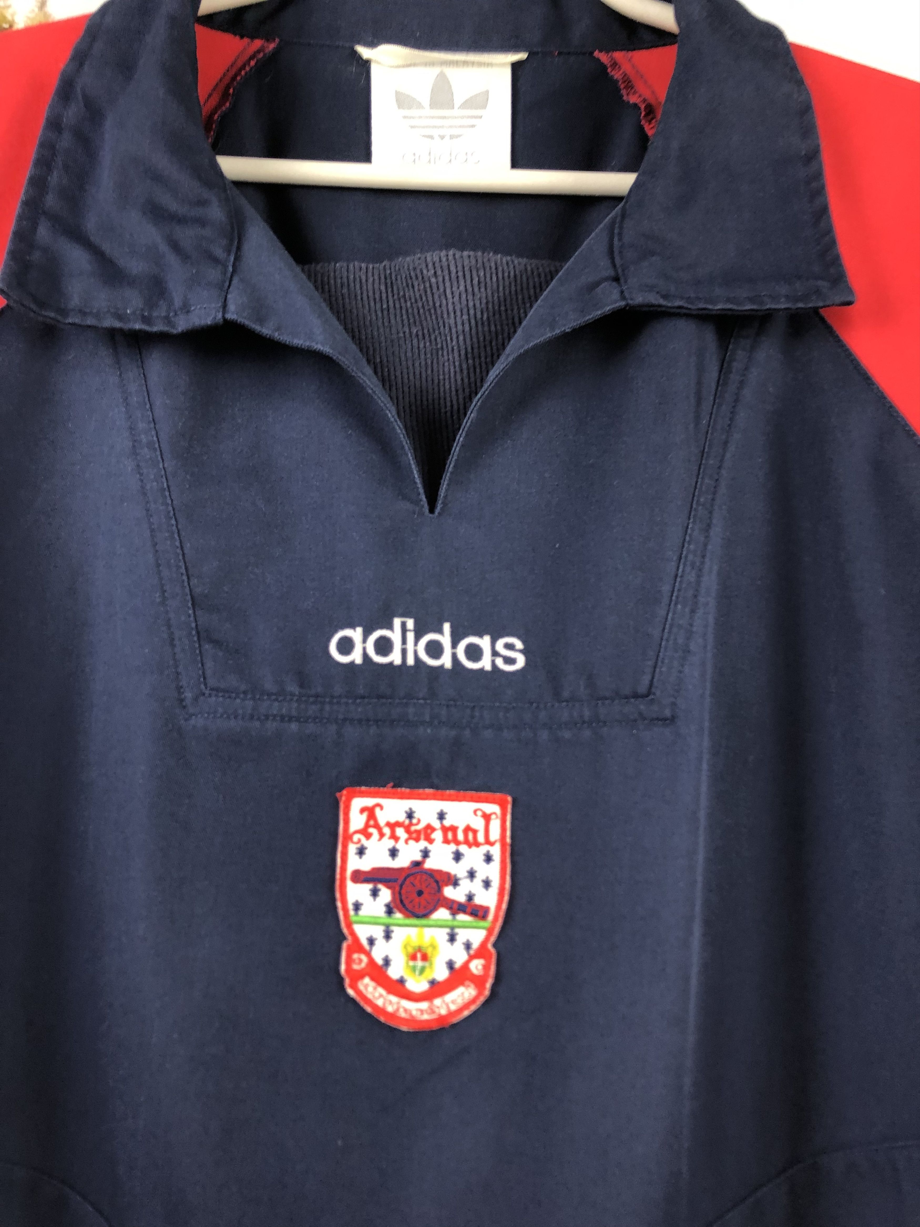 Adidas Vintage Arsenal Jacket Soccer Sweatshirt Adidas Gunners Size US L / EU 52-54 / 3 - 5 Thumbnail