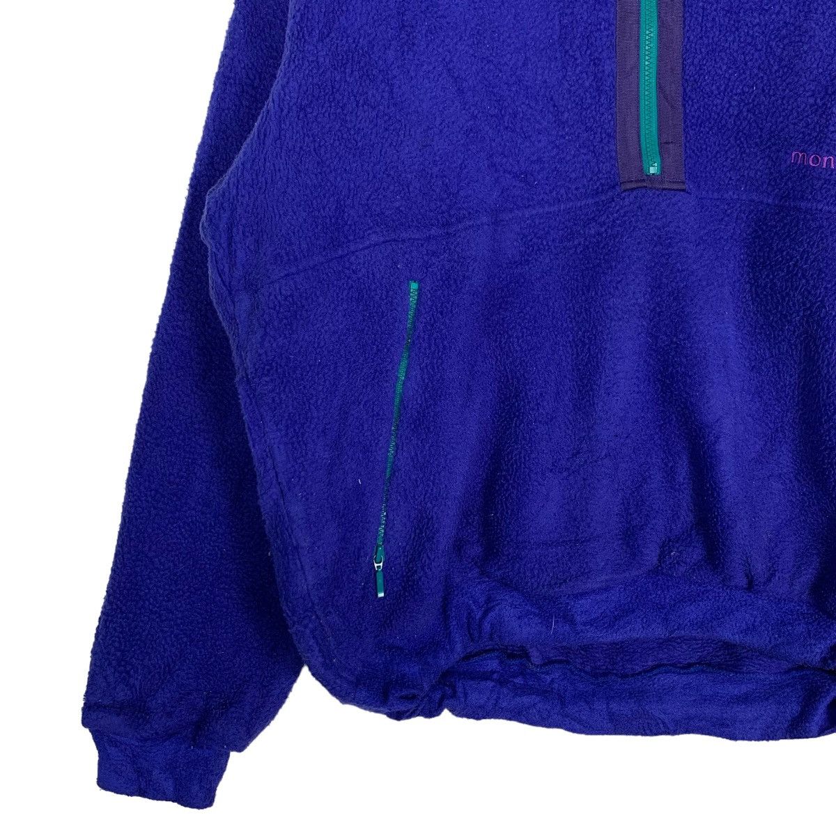 Japanese Brand MONT-BELL Polarplus Half Zip Pullover Fleece Jumper #0008-C1 Size US S / EU 44-46 / 1 - 4 Thumbnail