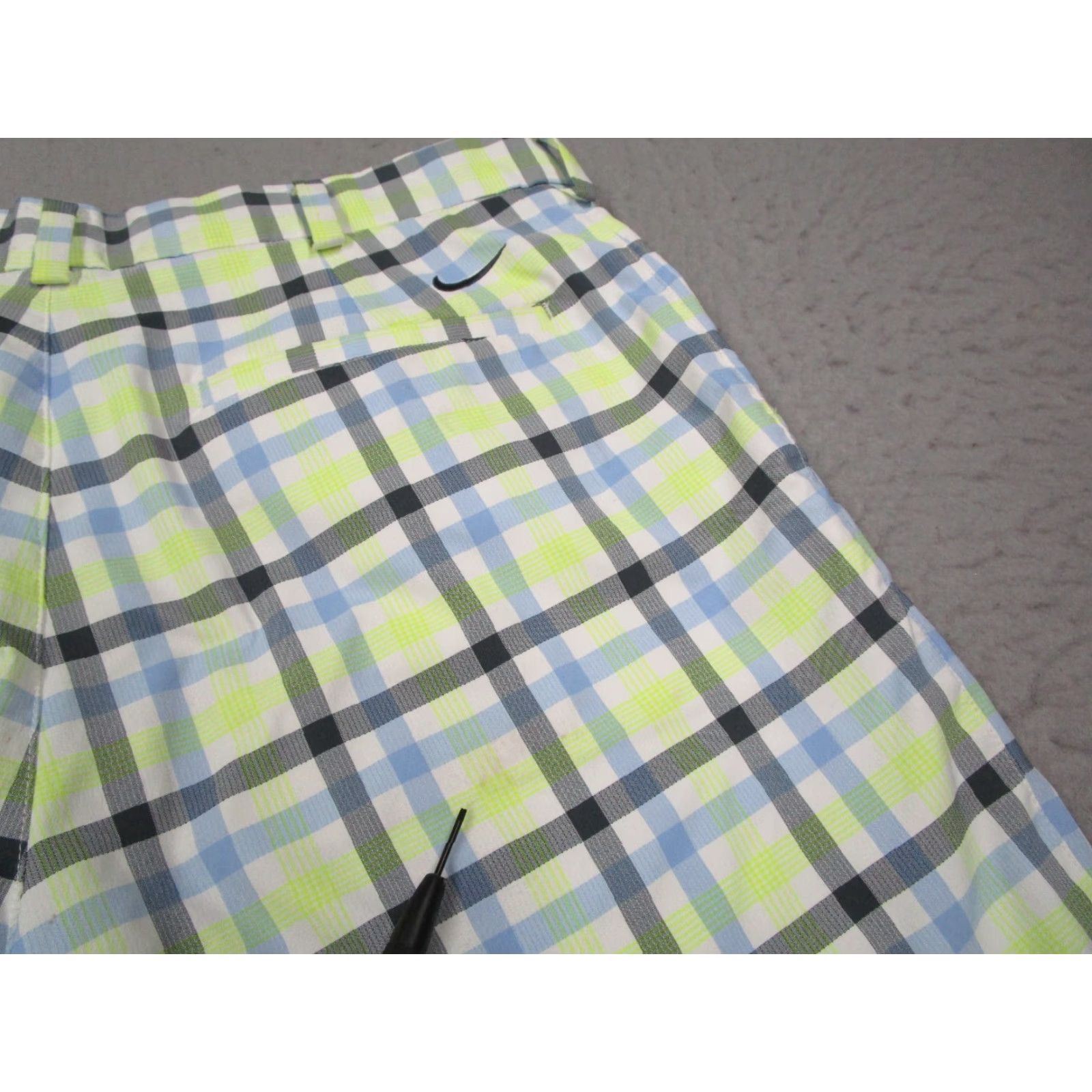 Nike Nike Golf Shorts Mens 32 Blue Dri-Fit Check 10" Chino Casual Travel Sports Golf Mens Size US 32 / EU 48 - 6 Thumbnail