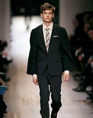 image of Vintage Runway Prada F/w 2006 Green Wool Suit, Men's (Size 46R)