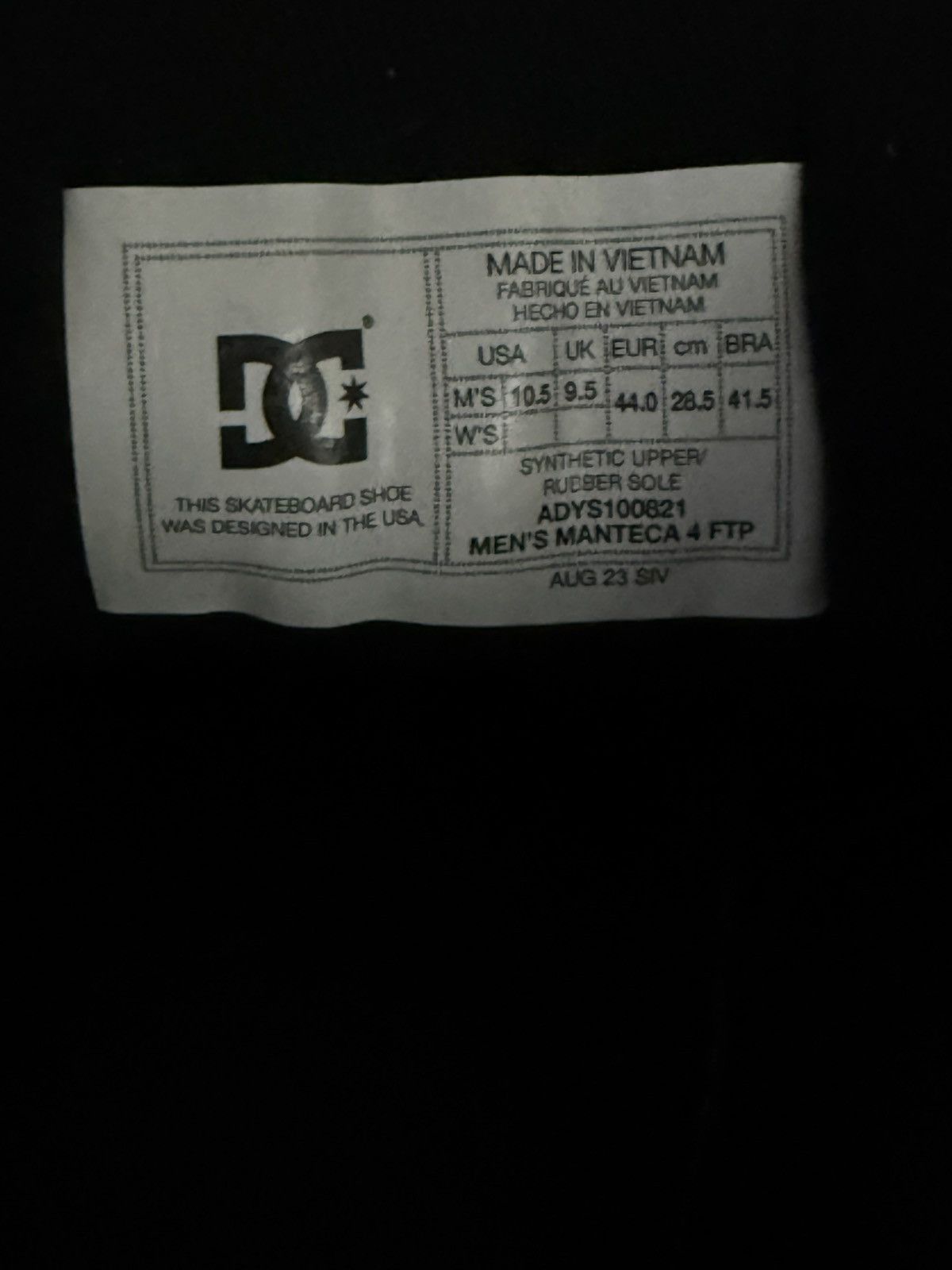 Fuck The Population FTP + DC MANTECA 4 Size US 10.5 / EU 43-44 - 7 Thumbnail