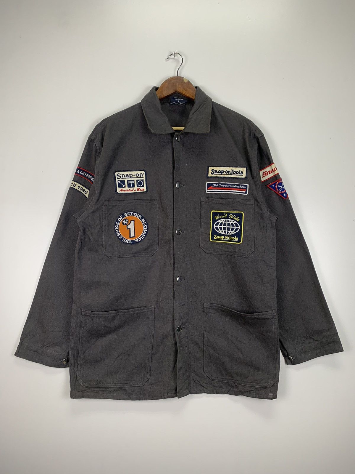 Vintage Vintage Snap-on tools Chore jacket patch design Size US L / EU 52-54 / 3 - 2 Thumbnail