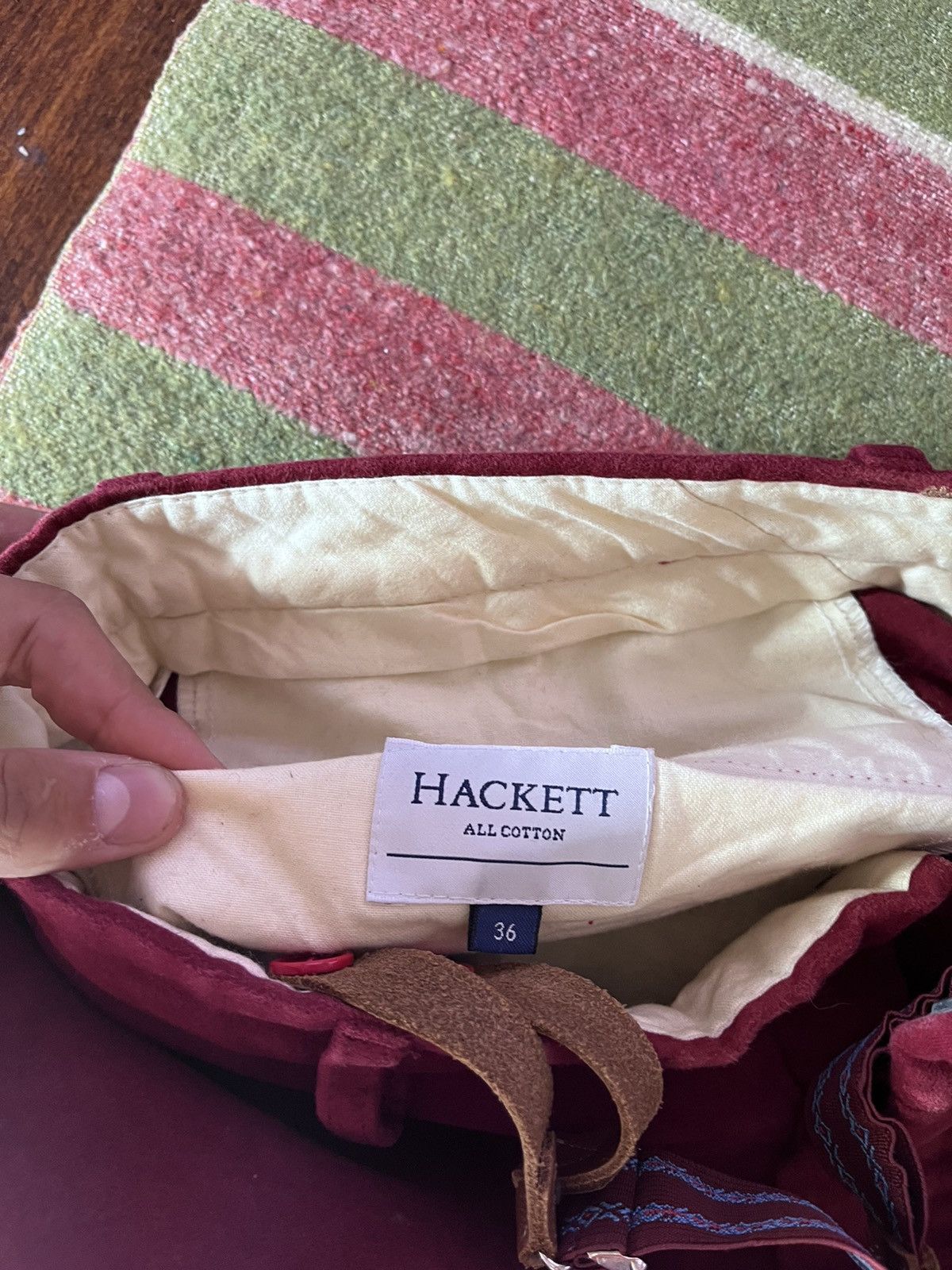 Hackett Corduroy Trousers with Suspenders Hackett All cotton size 36 Size US 36 / EU 52 - 9 Thumbnail