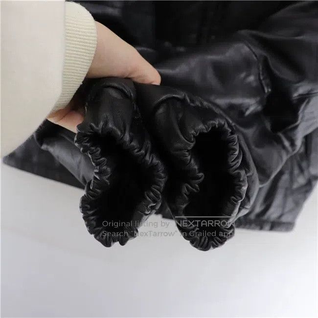 Schott Schott Genuine leather down jacket Size US XXS / EU 40 - 5 Thumbnail