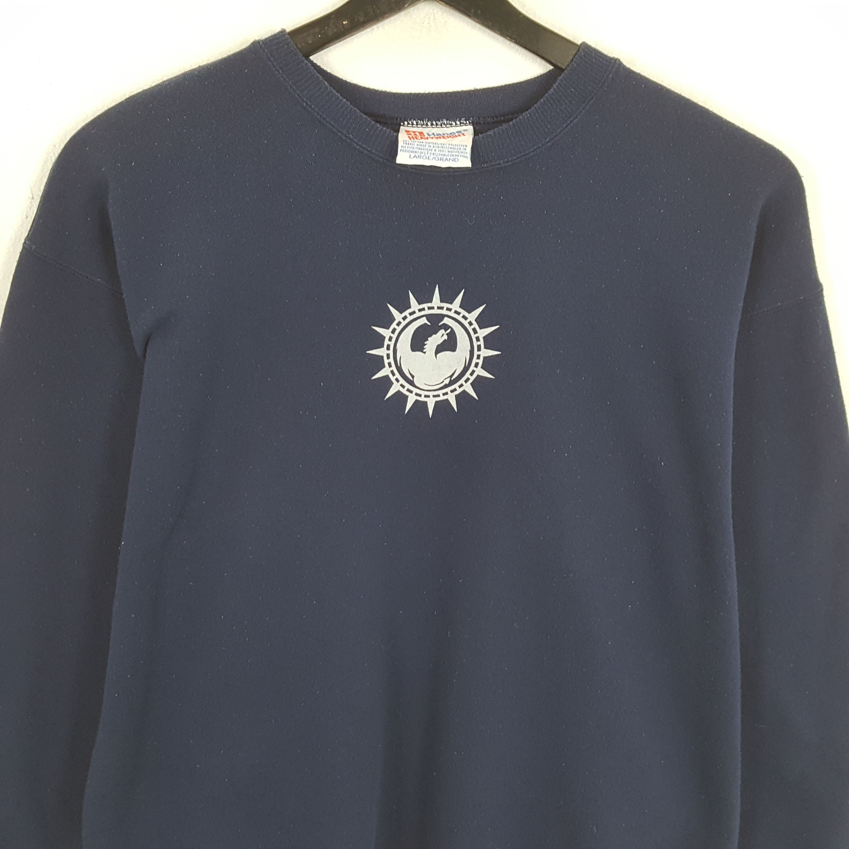 Vintage DRAGON OPTICAL Skater Style Vintage Sweatshirt Size US L / EU 52-54 / 3 - 4 Thumbnail
