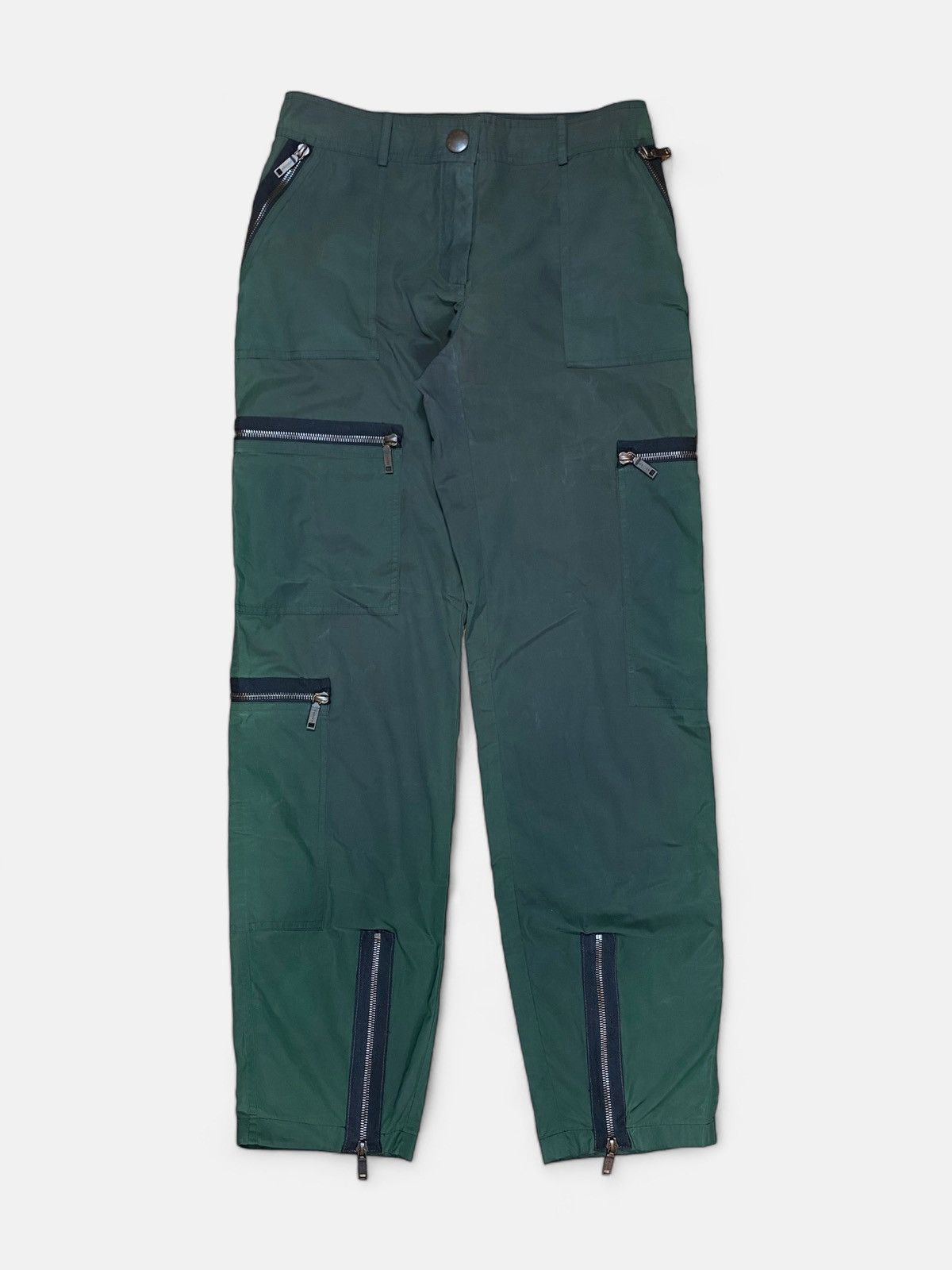 image of Celine Céline - Multi Zip Cargo Pants in Green, Men's (Size 38)