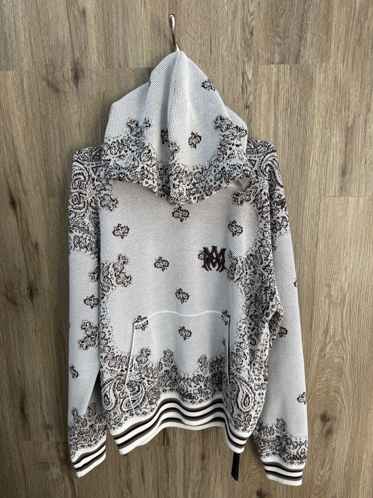 Amiri Amiri Brown Bandana Hoodie Size US M / EU 48-50 / 2 - 1 Thumbnail