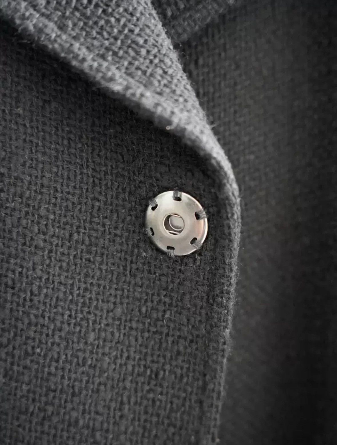Yohji Yamamoto Yohji Yamamoto 12aw Coarse Knitted Belt Coat Size US M / EU 48-50 / 2 - 4 Thumbnail