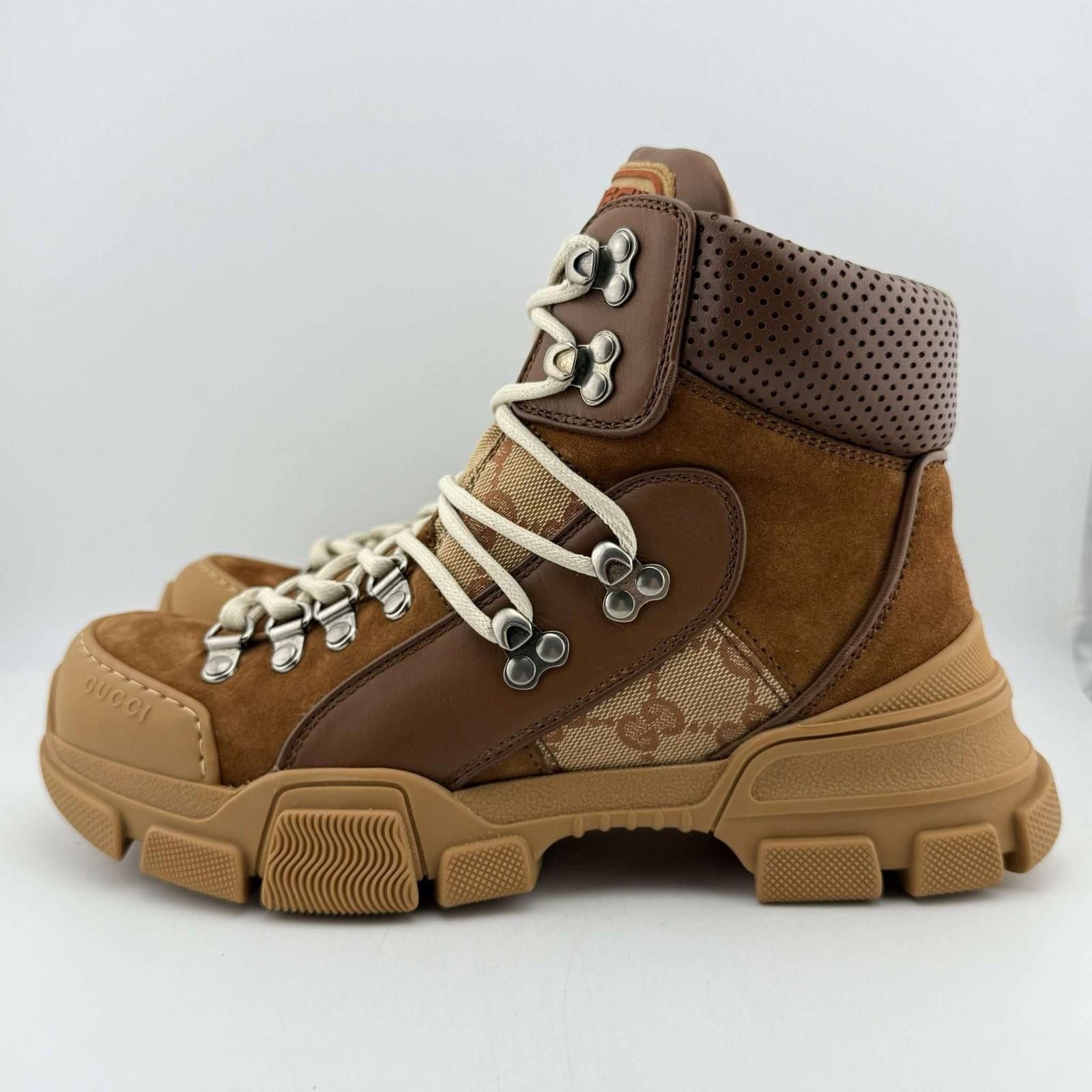 Gucci Gucci Boots GG Hiking Boot 37EU New with Box Size US 7 / IT 37 - 2 Thumbnail