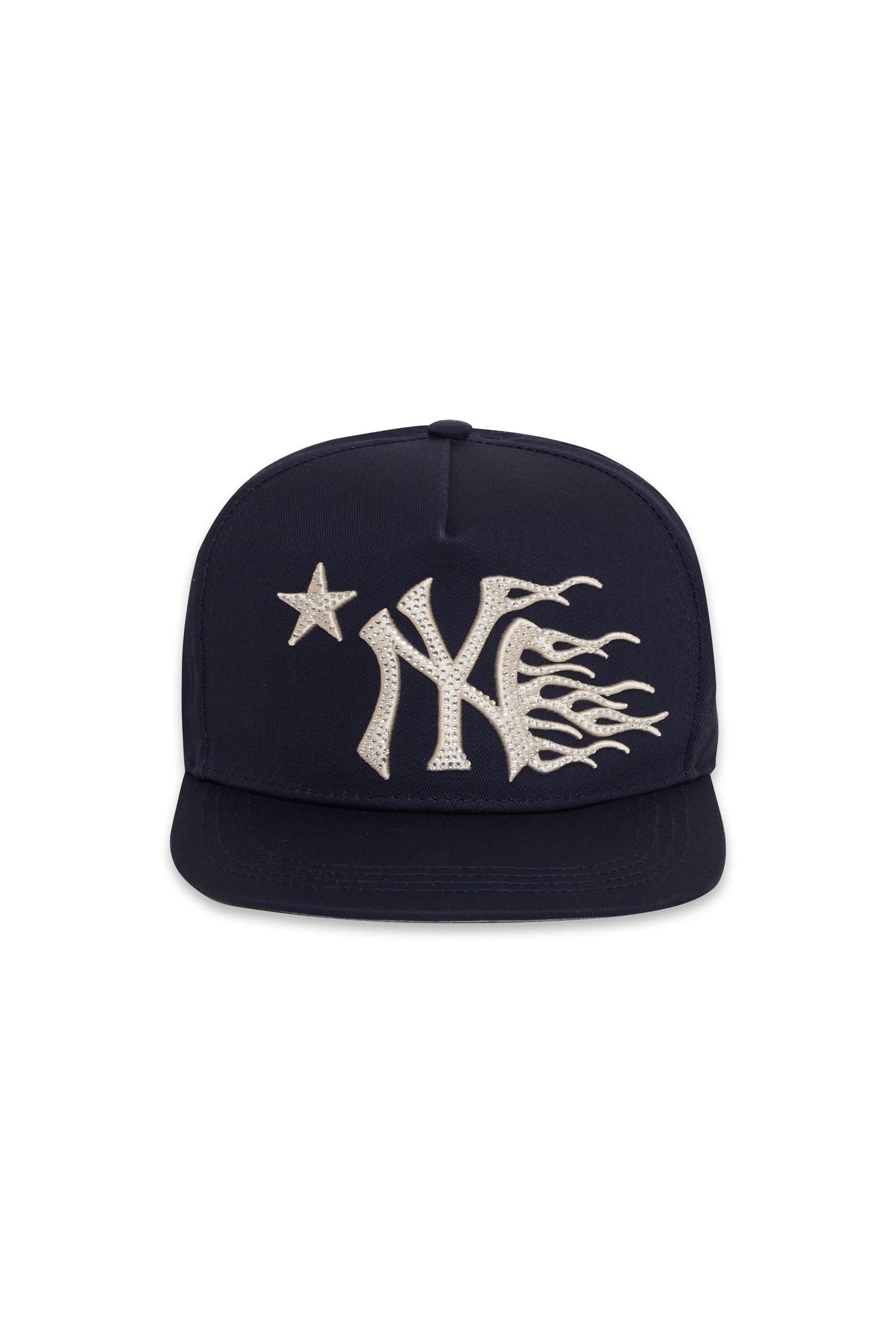 image of Hellstar Ny Snapback Hat Navy, Men's