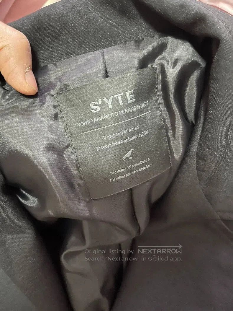 Yohji Yamamoto Yohji Yamamoto SYTE Black Biker Jacket . Size US L / EU 52-54 / 3 - 2 Thumbnail