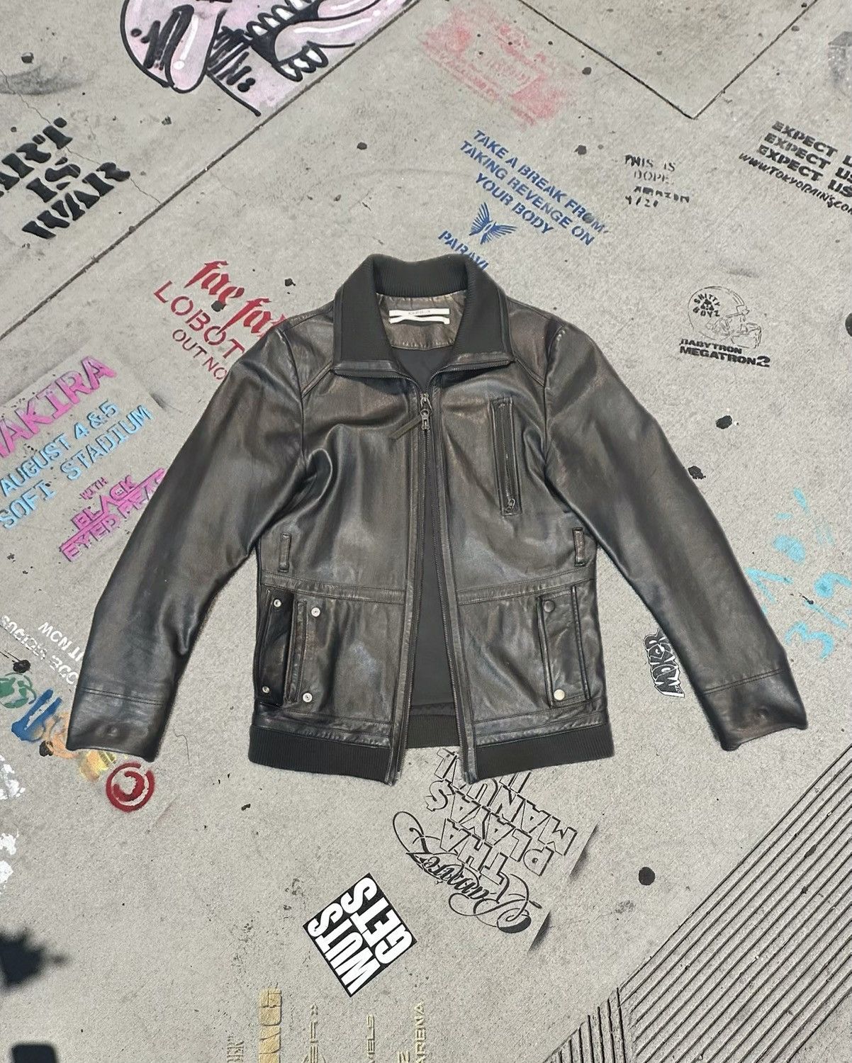 Robert Geller Robert Geller AW08 Lambskin Leather Zip-up Jacket Size US M / EU 48-50 / 2 - 2 Thumbnail