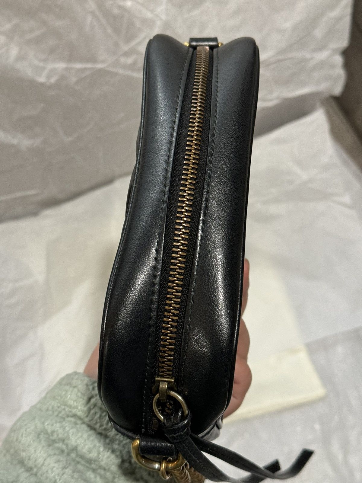 Gucci GUCCI GG MARMONT MINI CROSSBODY SHOULDER BAG Size ONE SIZE - 4 Thumbnail