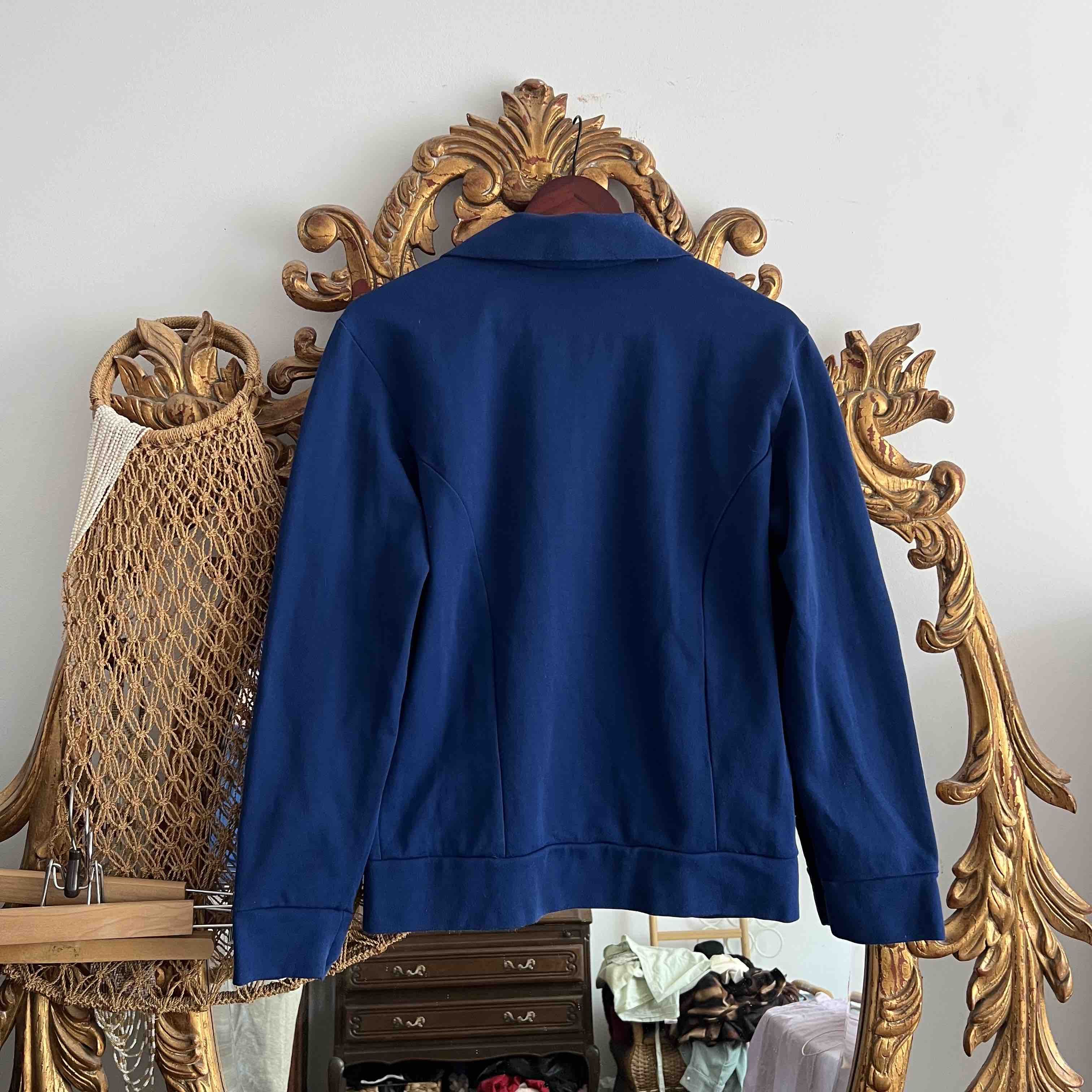 Vintage Vintage Adidas Blue Track Jacket 90s Size US M / EU 48-50 / 2 - 2 Thumbnail
