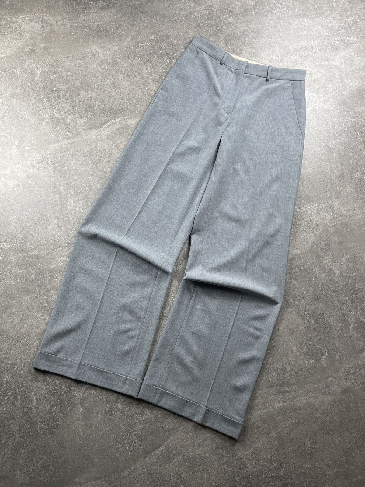Marithe + Francois Girbaud Marithé + François Girbaud Tailored Wide Leg Trousers Size 28" / US 6 / IT 42 - 1 Thumbnail