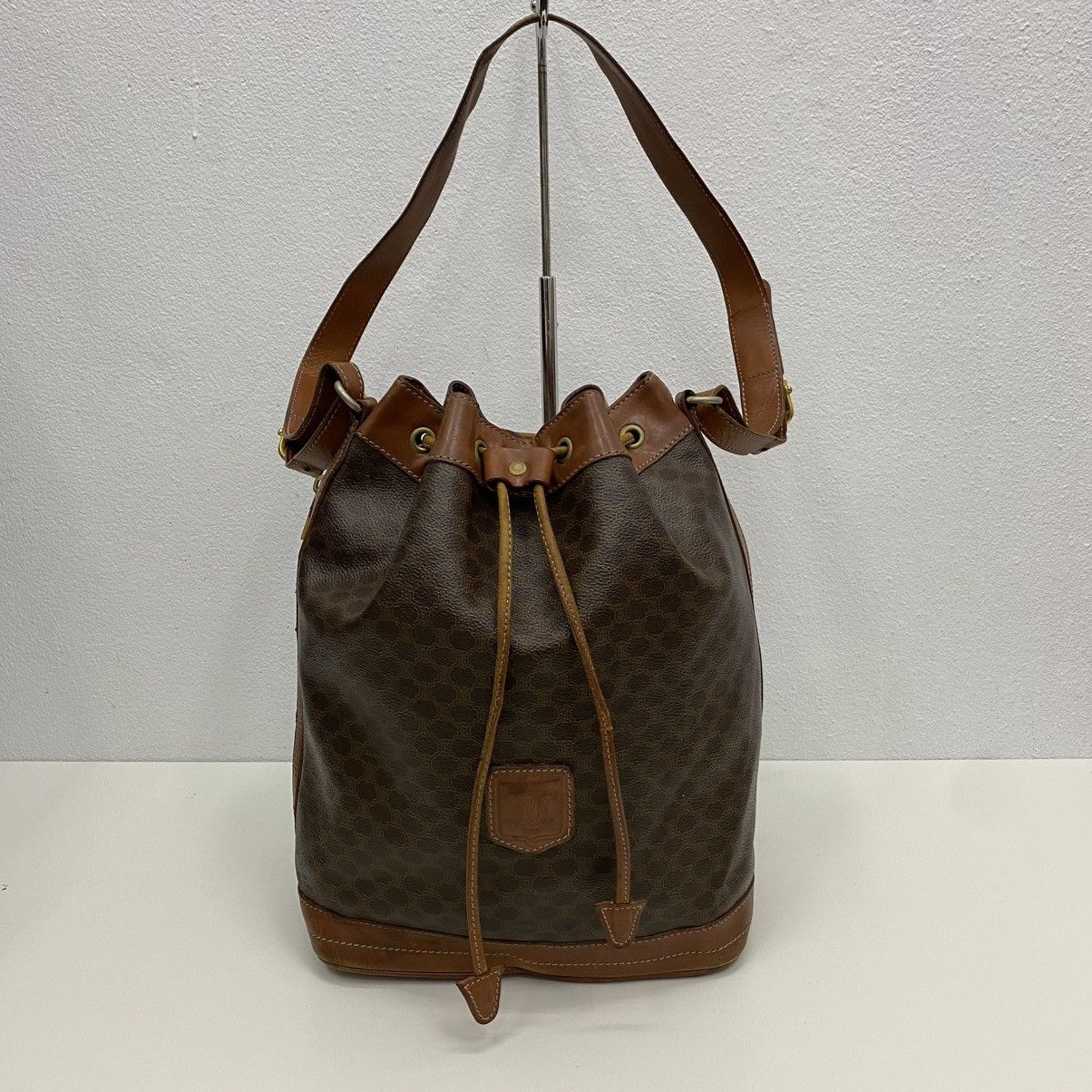 Celine ‼️LASTDROP‼️ CELINE MACADAM BUCKET DRAWSTRING SHOULDER BAG Size ONE SIZE - 1 Thumbnail