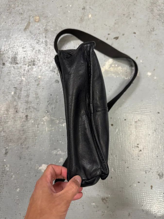 Dolce & Gabbana 2000s Dolce & Gabbana Black Leather Shoulder Bag Size ONE SIZE - 10 Thumbnail
