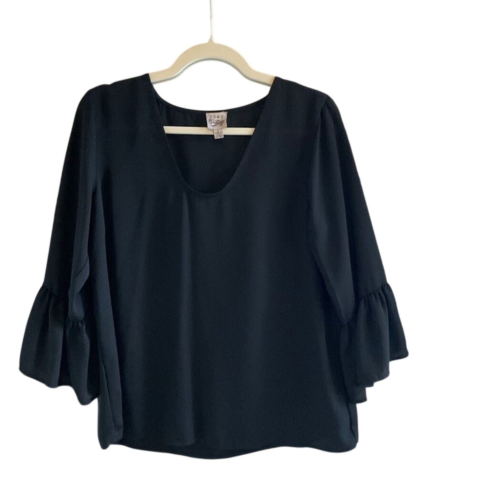 Vintage Como Vintage 3/4 Sleeve Blouse - Sz S Size S / US 4 / IT 40 - 1 Thumbnail
