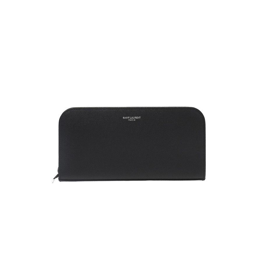 Saint Laurent Paris SAINT LAURENT Black Wallet New & Authentic Size ONE SIZE - 1 Thumbnail