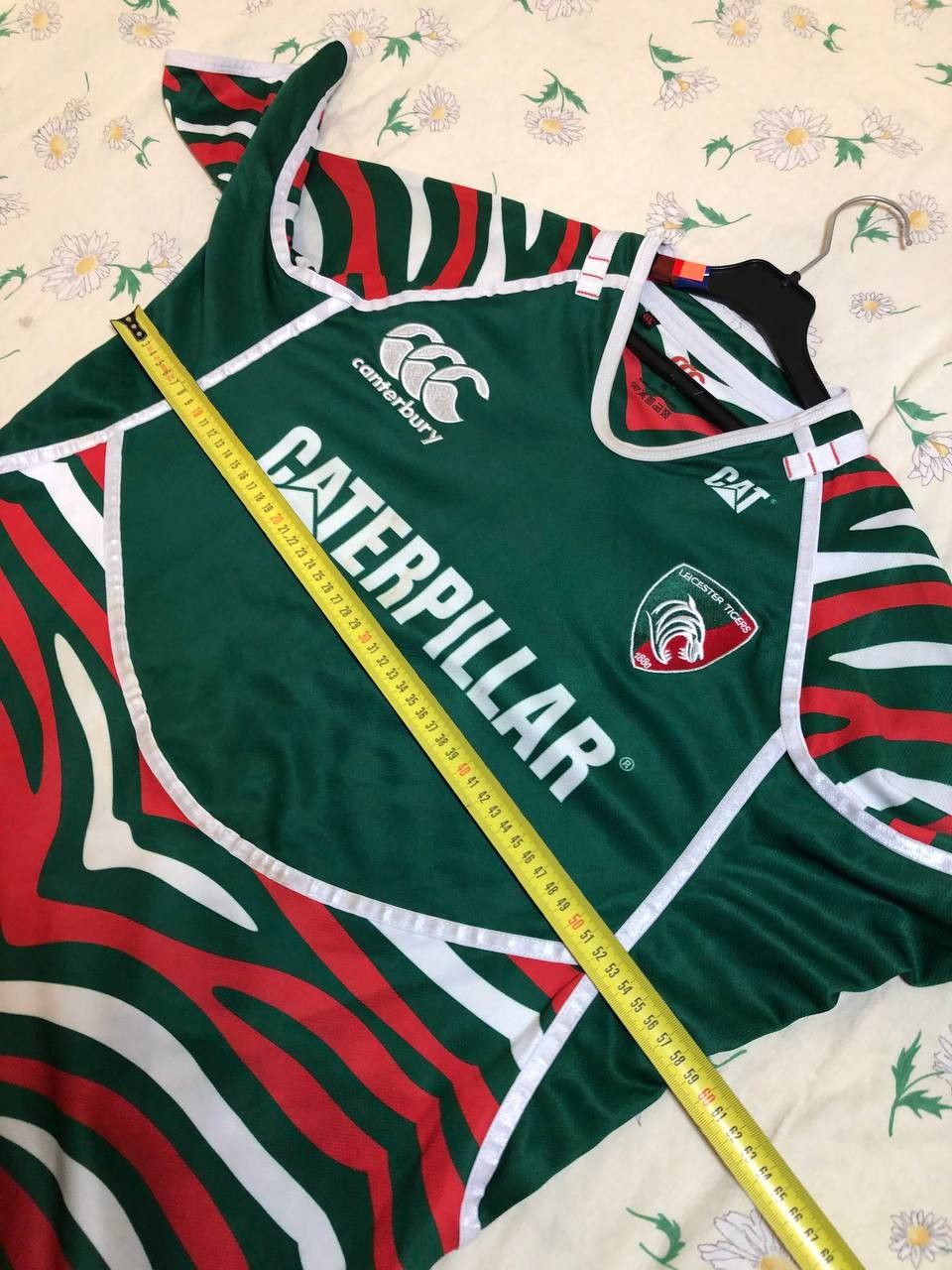 Other Vintage Canterbury Leicester Tigers Rugby Jersey Football Size US XL / EU 56 / 4 - 9 Thumbnail
