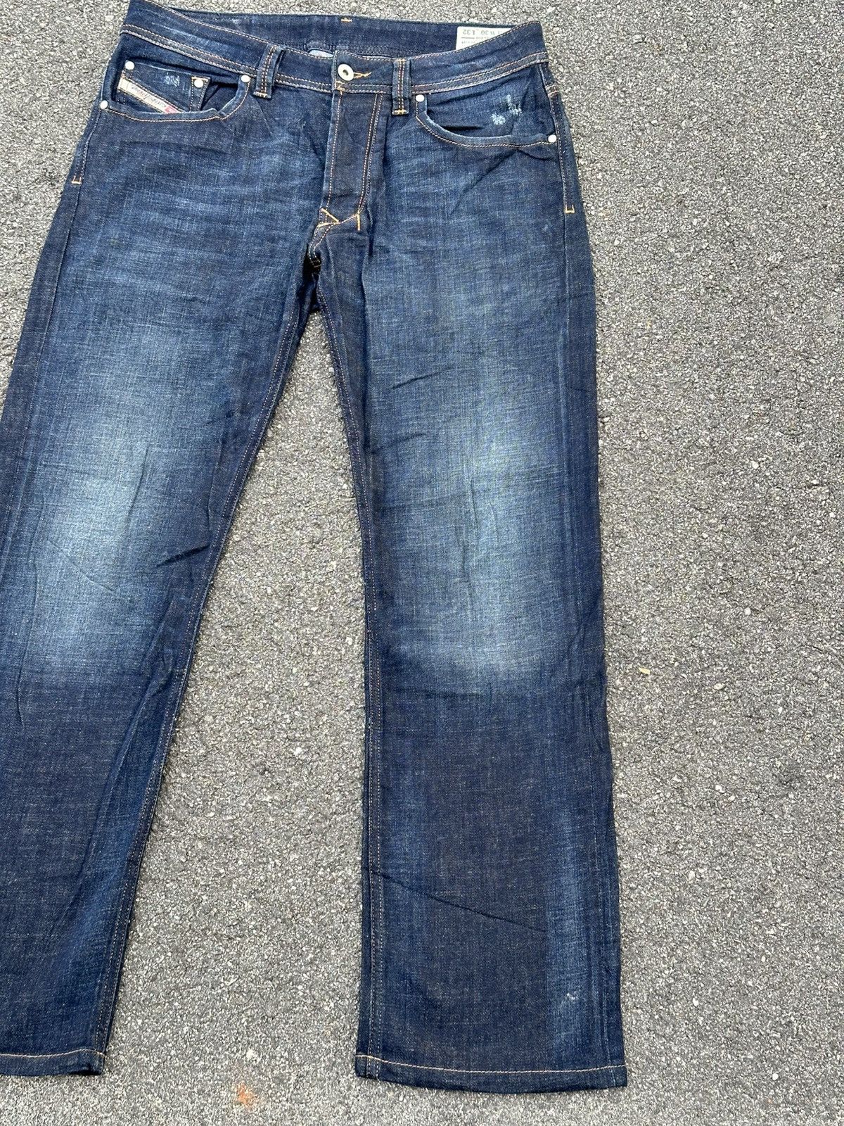 Diesel DIESEL 'Only The Brave' - MENS VINTAGE BLUE DENIM JEANS. Size US 30 / EU 46 - 3 Thumbnail