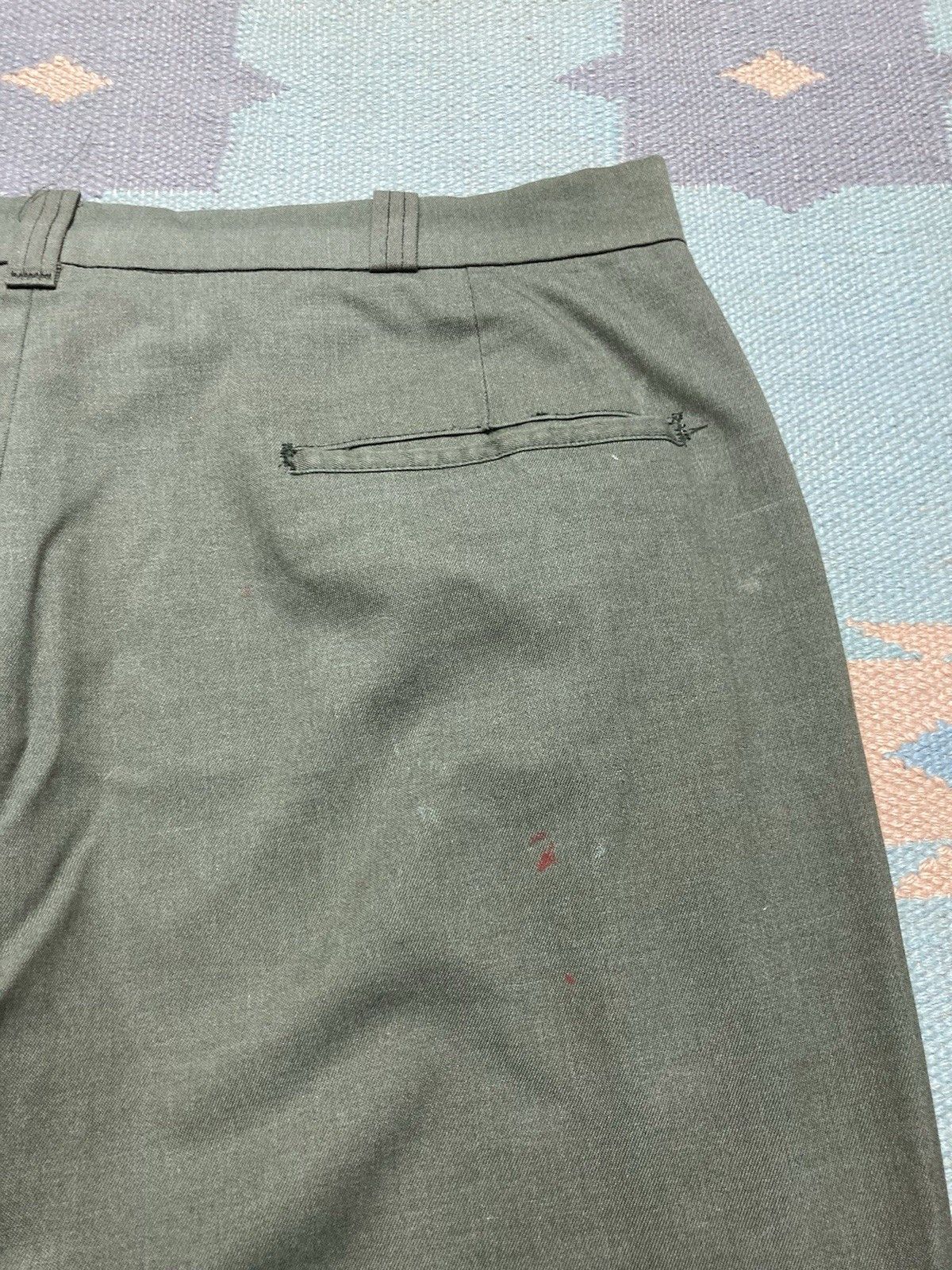 Sears × Vintage 70s work pants chino twill sears workwear wide talon 35x30 Size US 35 - 9 Thumbnail