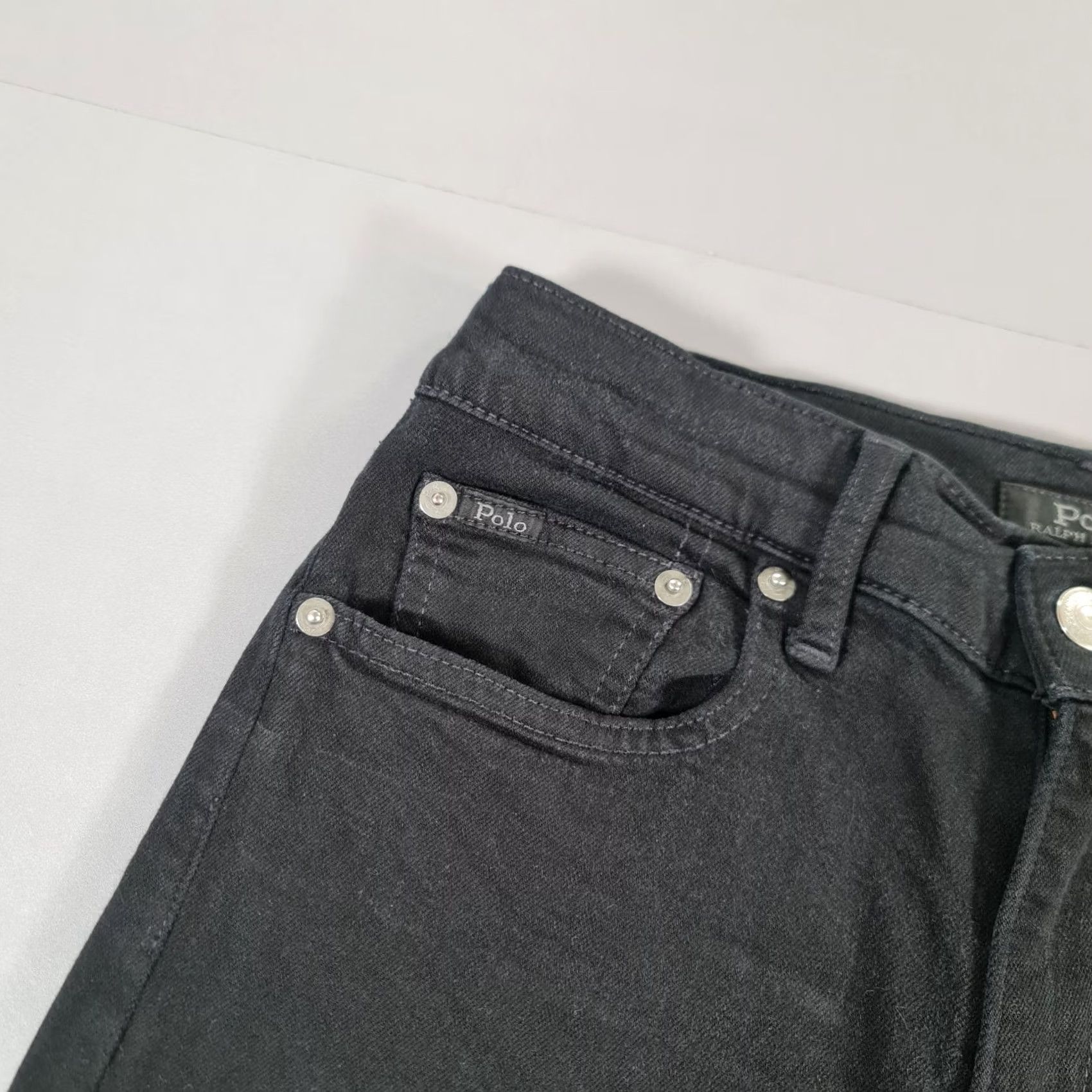 Polo Ralph Lauren Polo Ralph Lauren Jeans The Tompkins Skinny W26 L27 Denim Cotton Blend Blue Slim 5-Pocket Womens Jeans Size 26" / US 2 / IT 38 - 3 Thumbnail