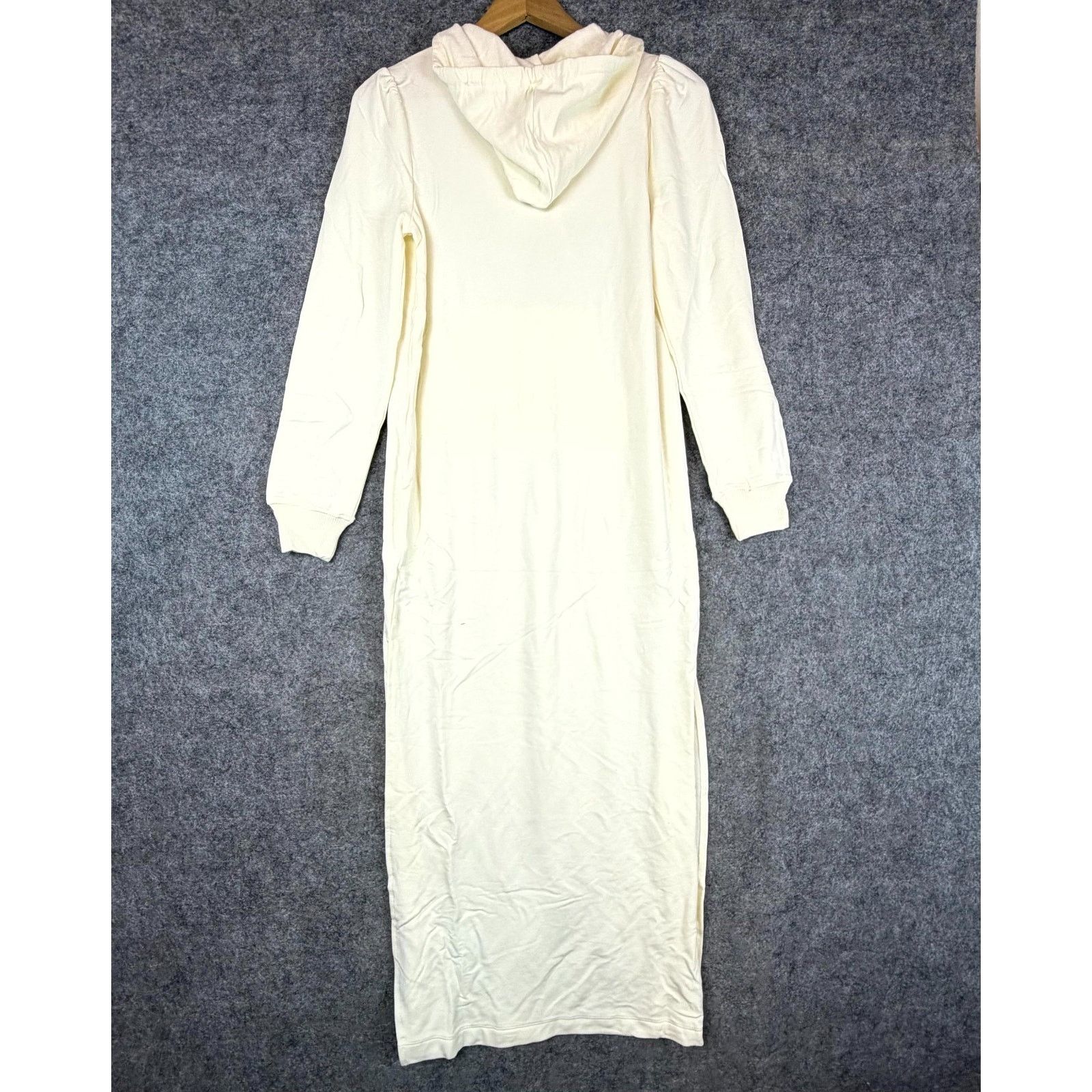 Z Supply Z Supply Ruffle Hoodie Dress XS Cloud Dancer Beachy Lounge Size XS / US 0-2 / IT 36-38 - 2 Thumbnail