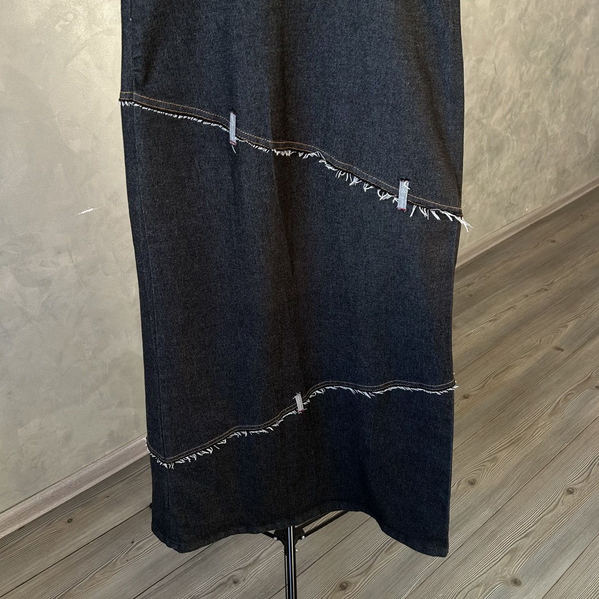 Cop Copine Vintage Cop Copine Asymmetrical Dark Wash Denim Dress Size M / US 6-8 / IT 42-44 - 7 Thumbnail