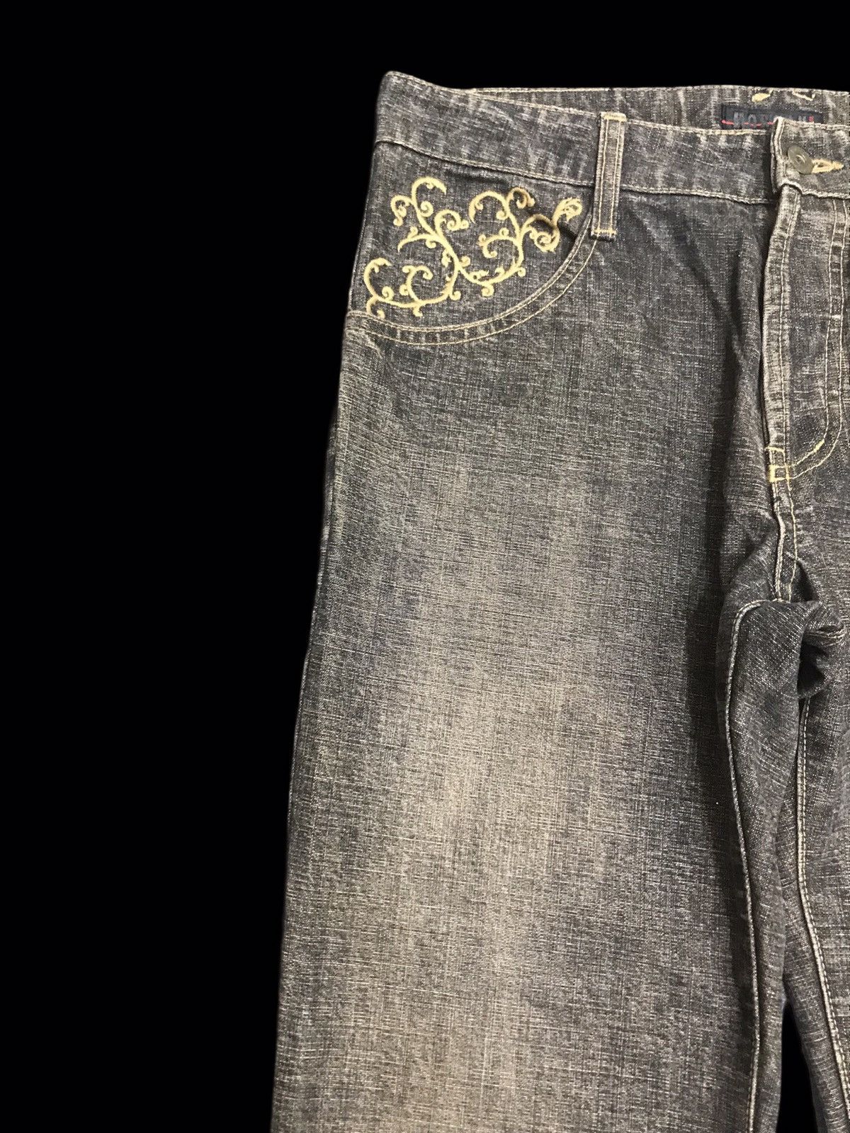 Morgan Homme 💥FLARE💥ARCHIVAL MORGAN HOMME RUSTY BLACK PANT F213 Size US 30 / EU 46 - 4 Thumbnail