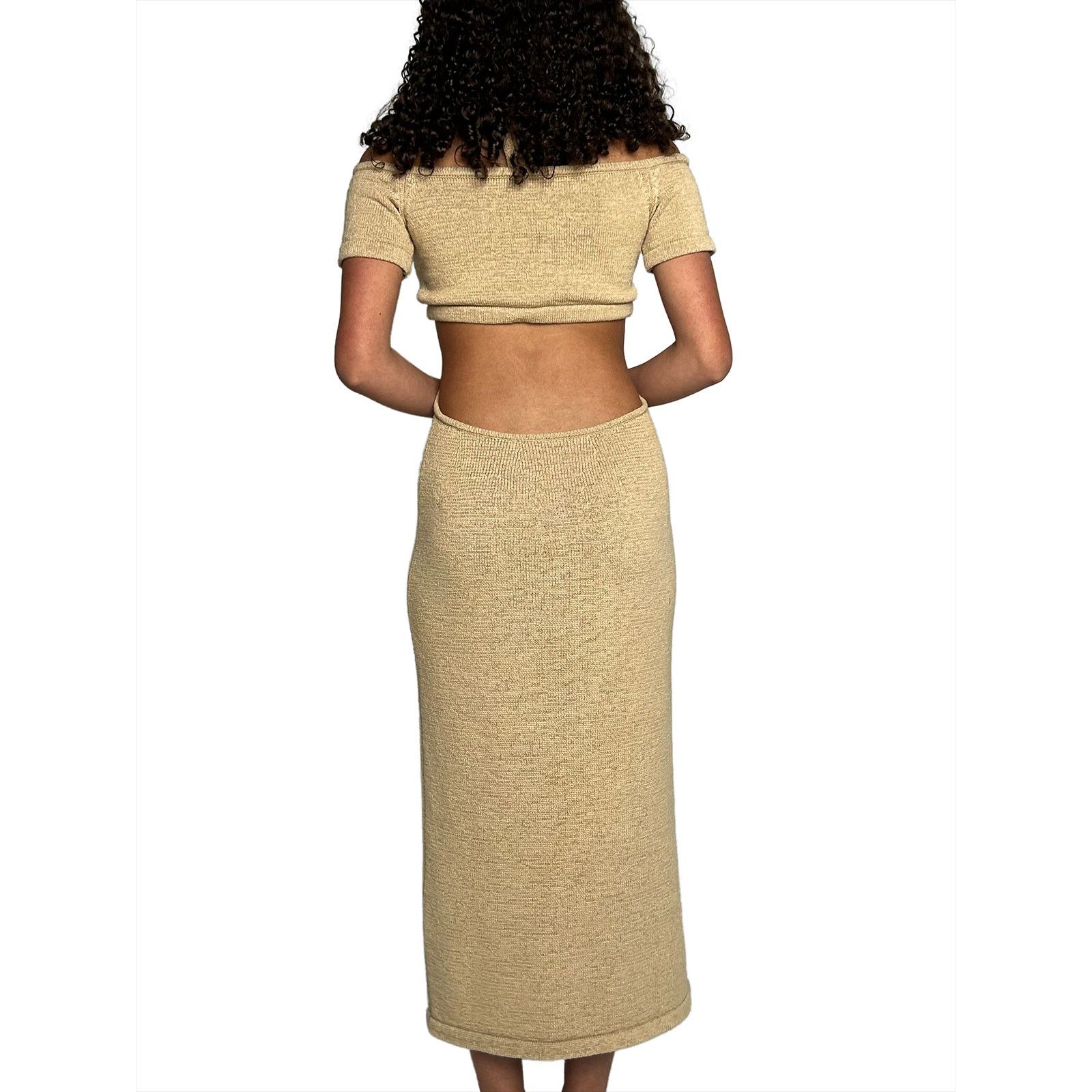 Cult Gaia Brown knitted maxi dress Size S / US 4 / IT 40 - 4 Thumbnail